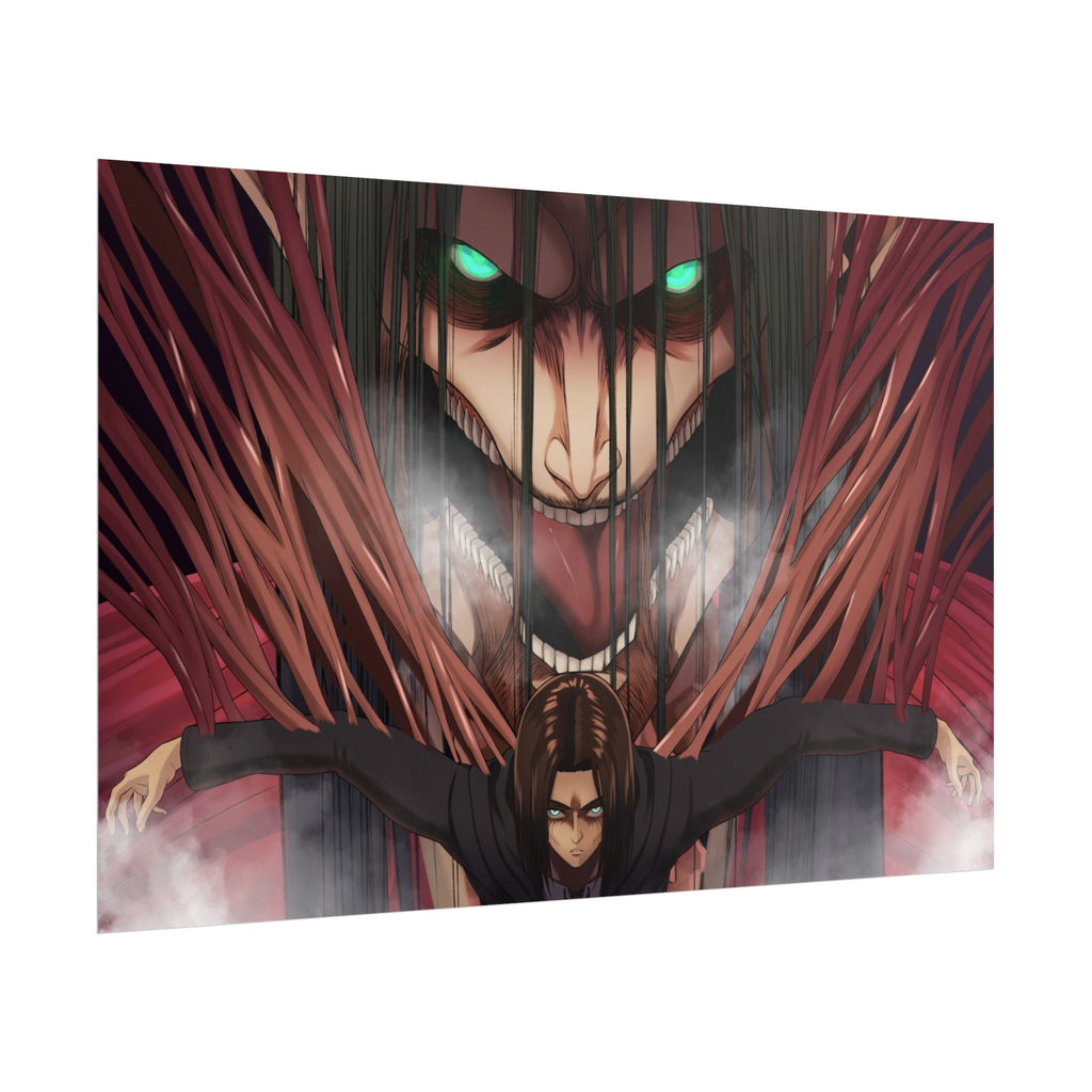 Attack Titan poster | Anime Wall Art | Eren Yeager | Collectors Edition