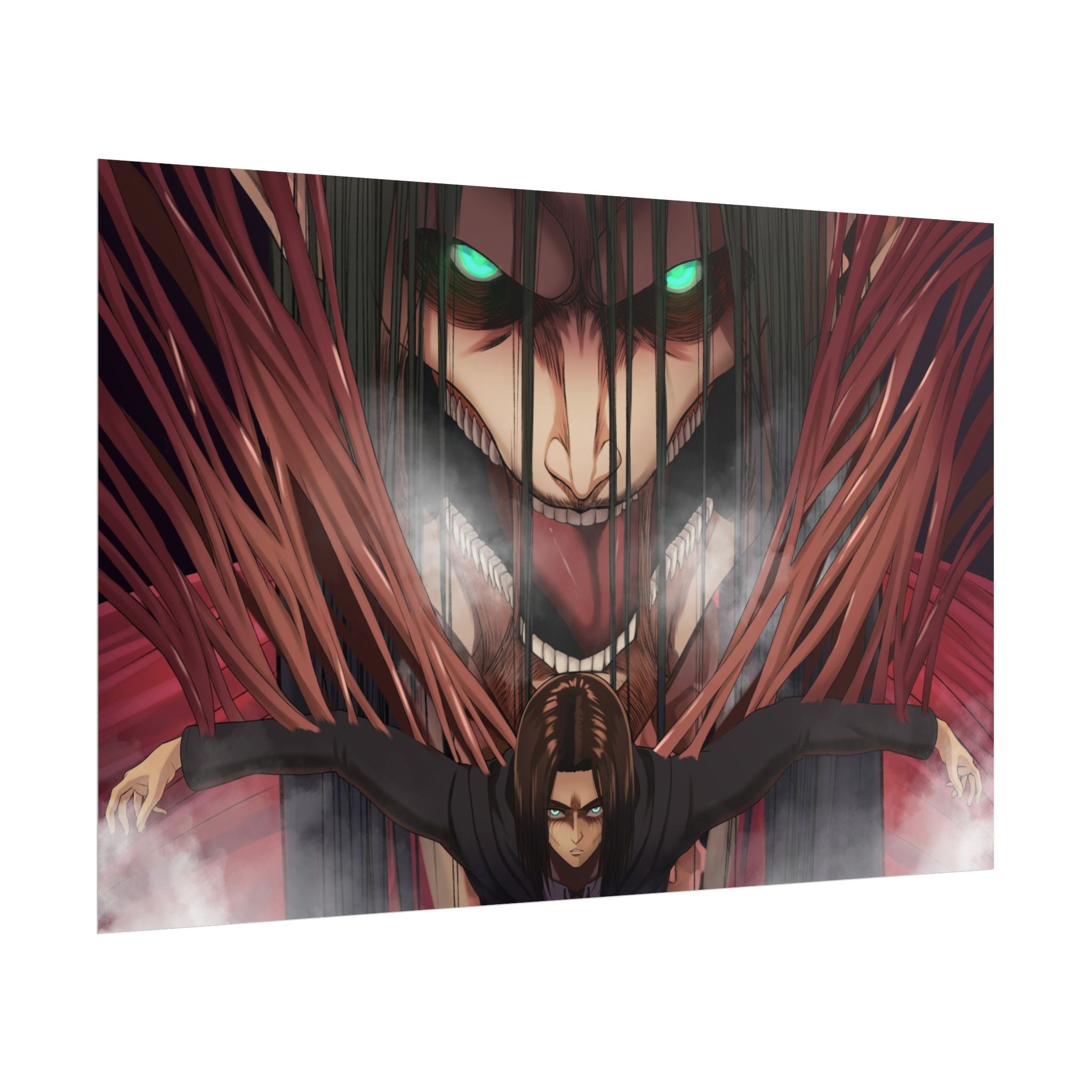 Attack Titan poster | Anime Wall Art | Eren Yeager | Collectors Edition