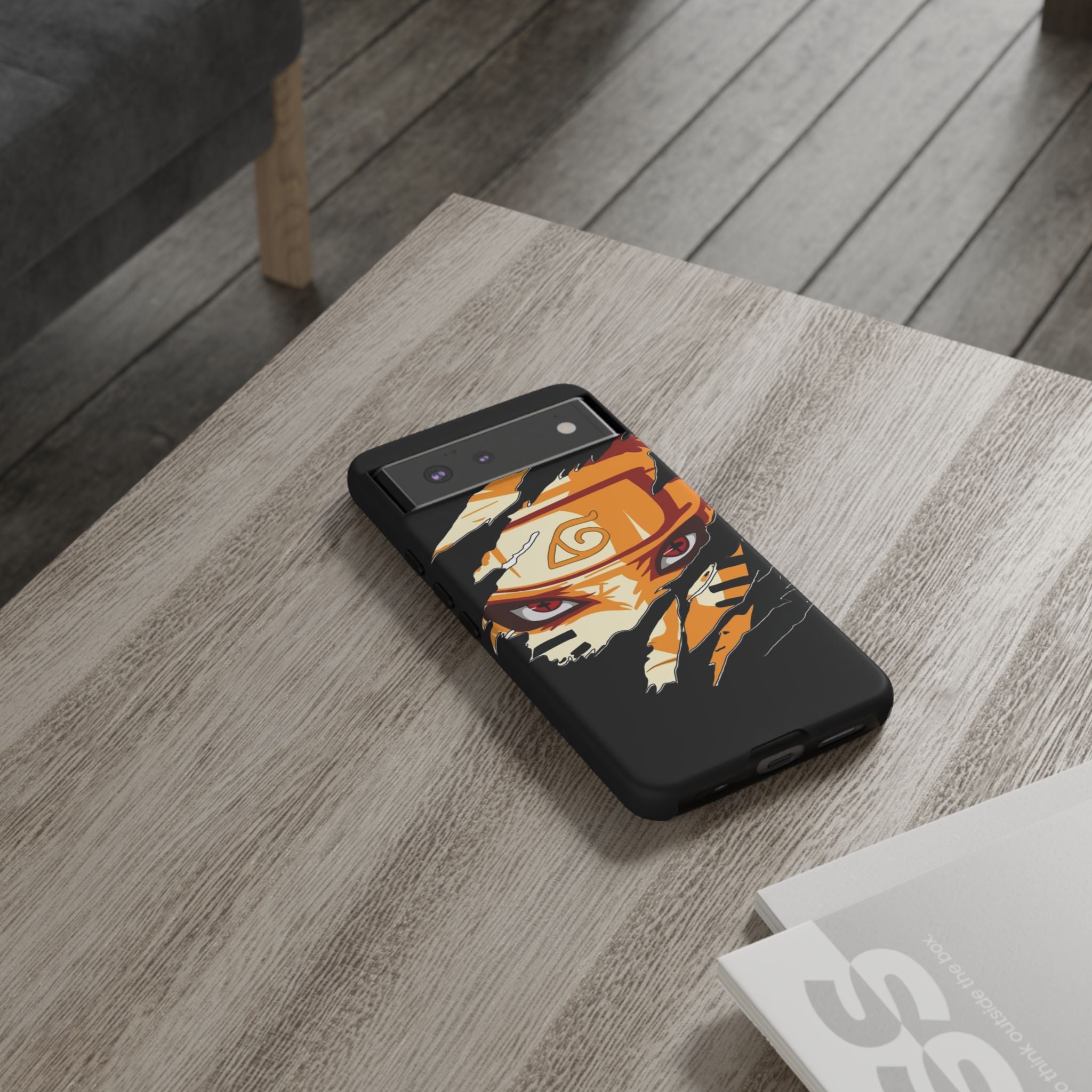 Anime Ninja Phone Case — Intense Shredded Mask Design (Tough Cases)