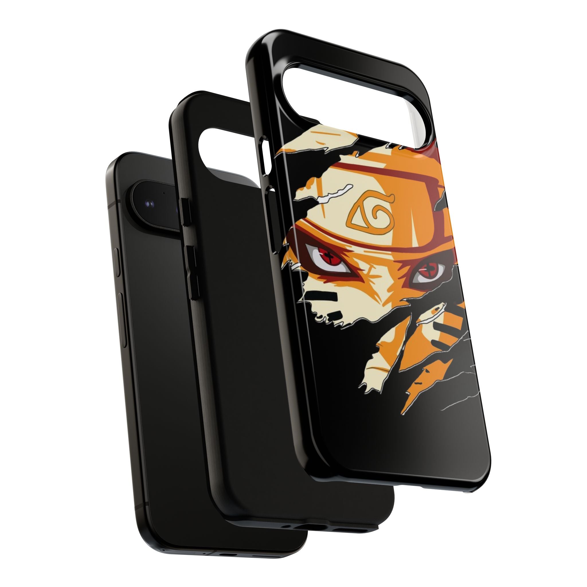 Anime Ninja Phone Case — Intense Shredded Mask Design (Tough Cases)