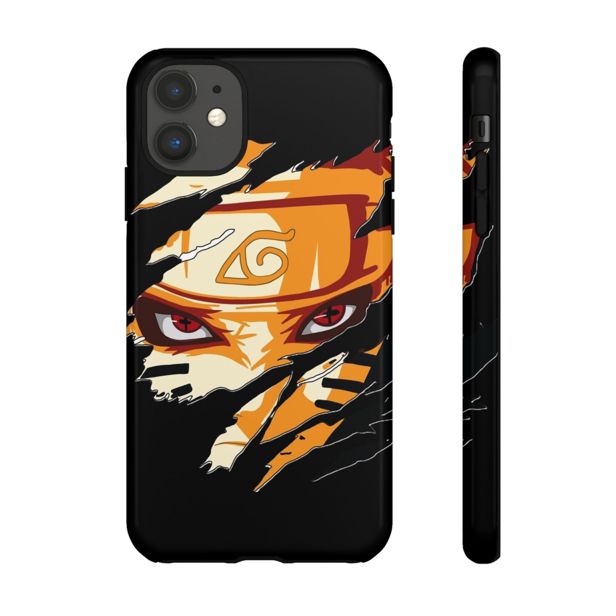 Anime Ninja Phone Case — Intense Shredded Mask Design (Tough Cases)