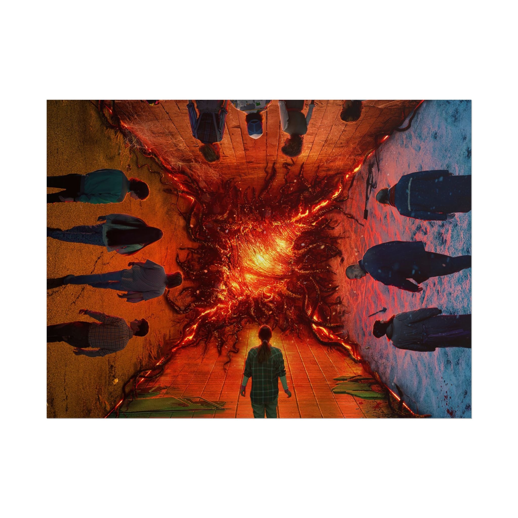 Stranger Things Upside-Down Portal Art Print