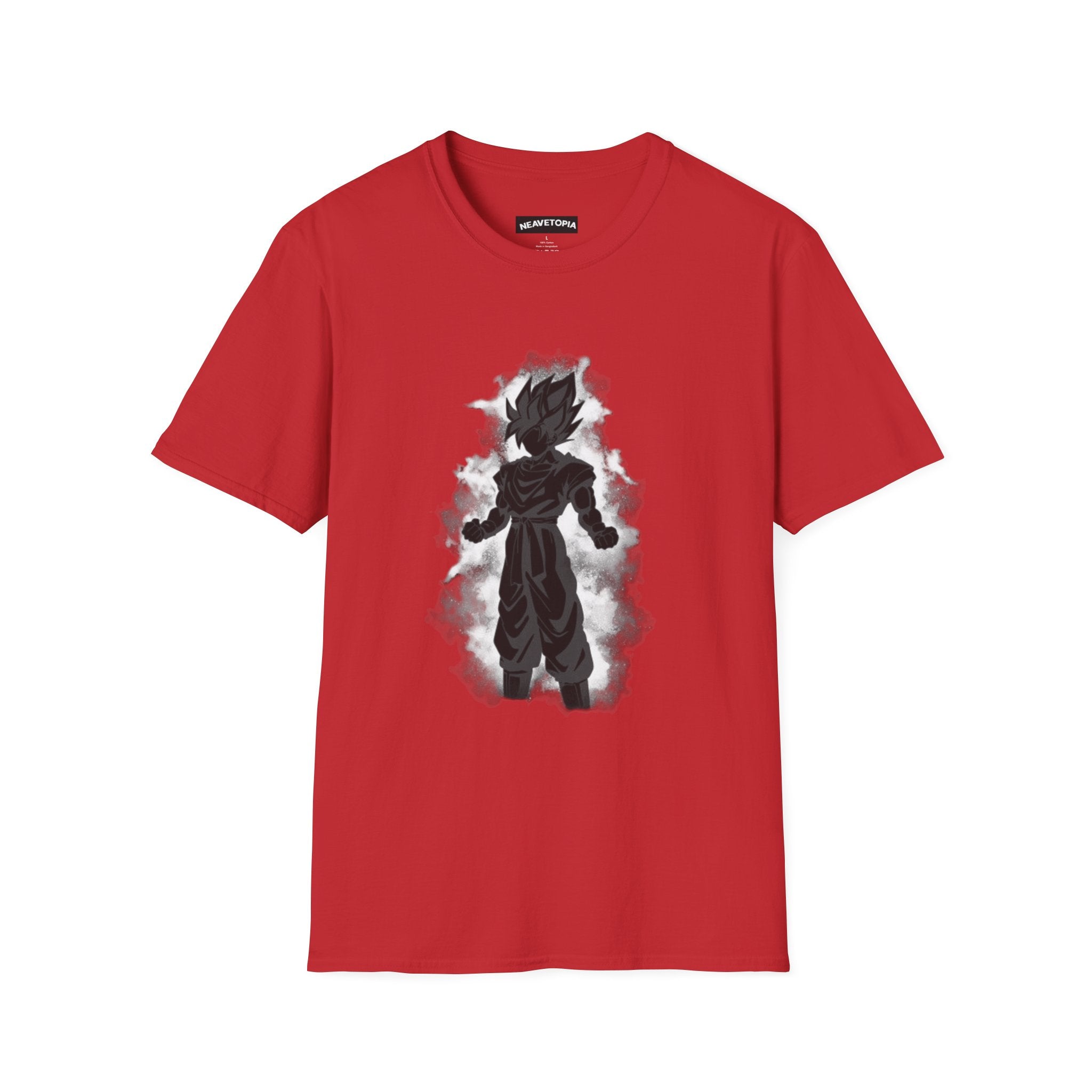 Silhouette Saiyan Power T-Shirt | Anime Aura Dragon Ball Goku