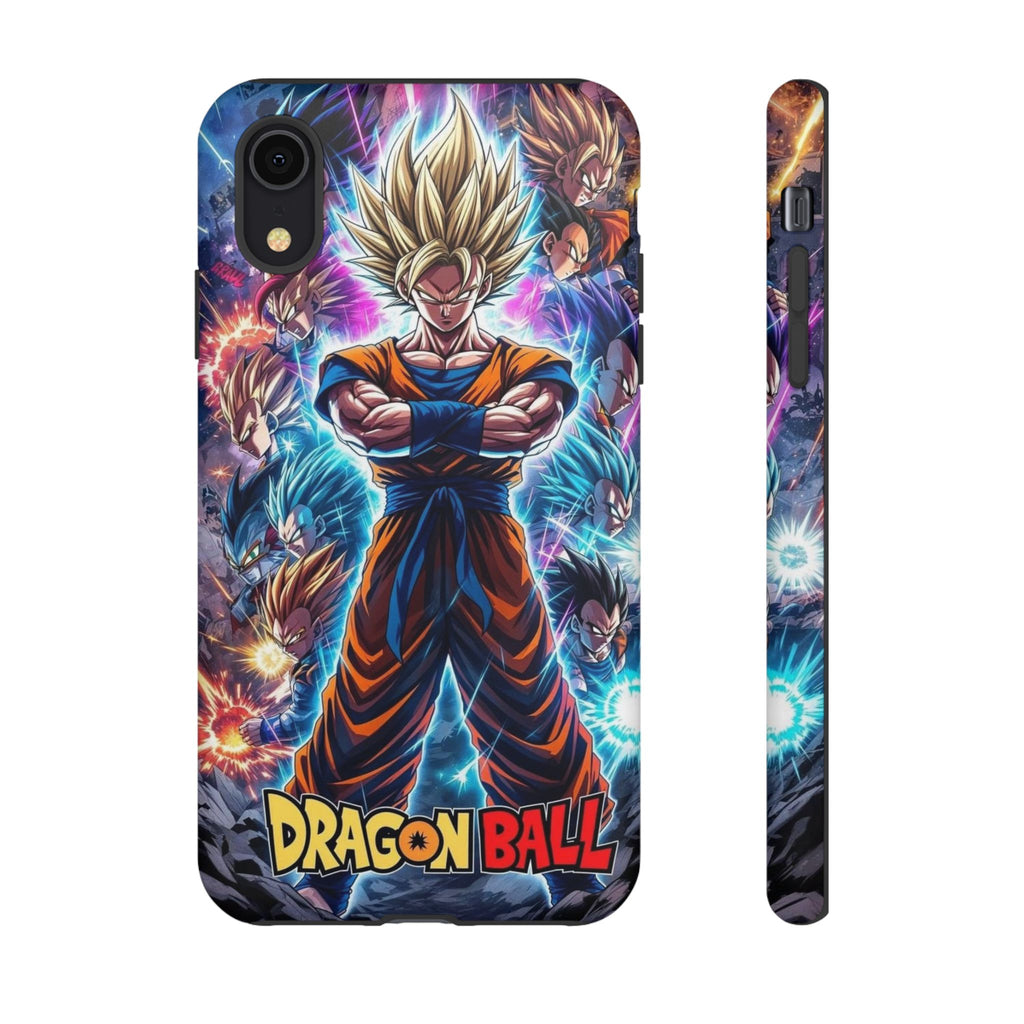 Dragon Ball Super Saiyan Phone Case — Goku Anime Tough Case