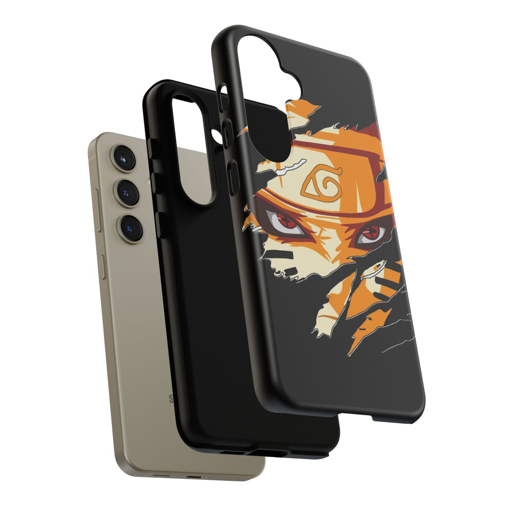 Anime Ninja Phone Case — Intense Shredded Mask Design (Tough Cases)