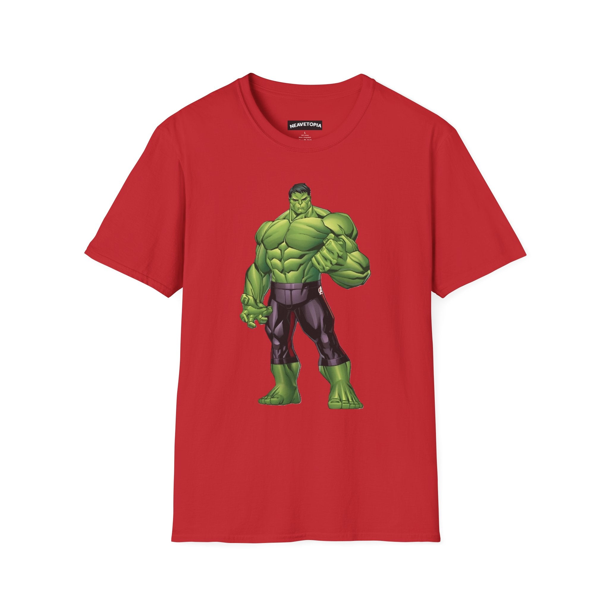 Hulk Avengers Logo T-Shirt — Marvel Hero Collage Graphic Tee