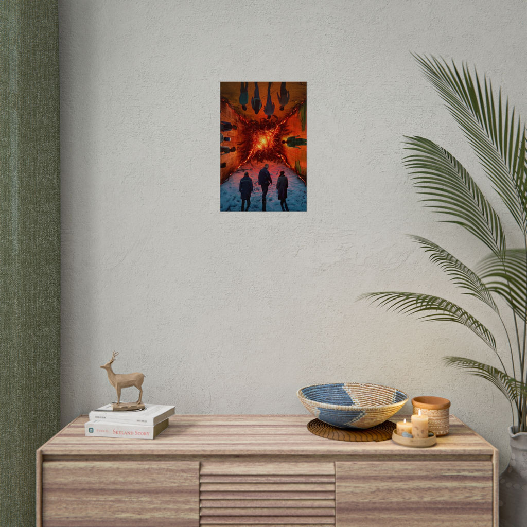 Stranger Things Upside-Down Portal Art Print