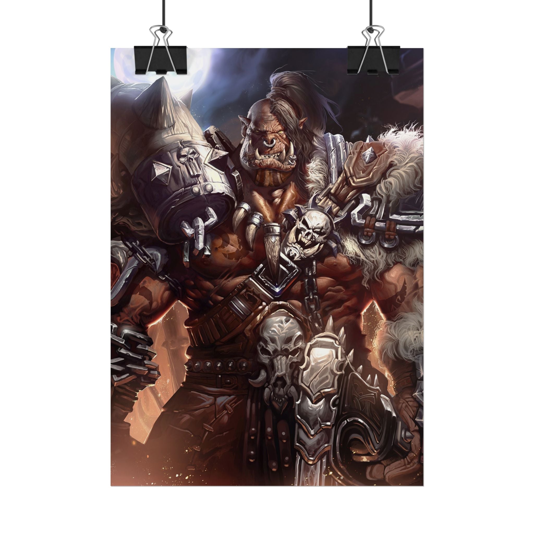 Garrosh Hellscream Fantasy Art Print - World of Warcraft