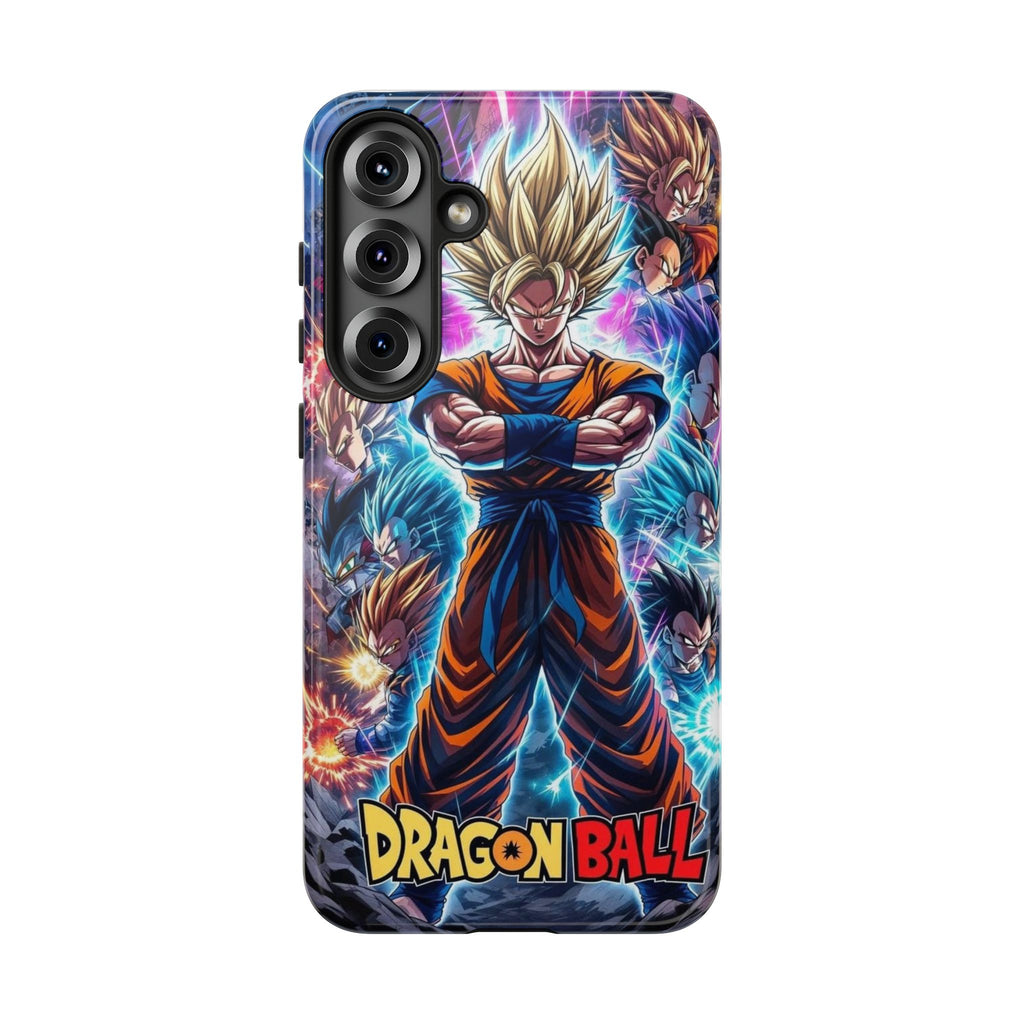 Dragon Ball Super Saiyan Phone Case — Goku Anime Tough Case