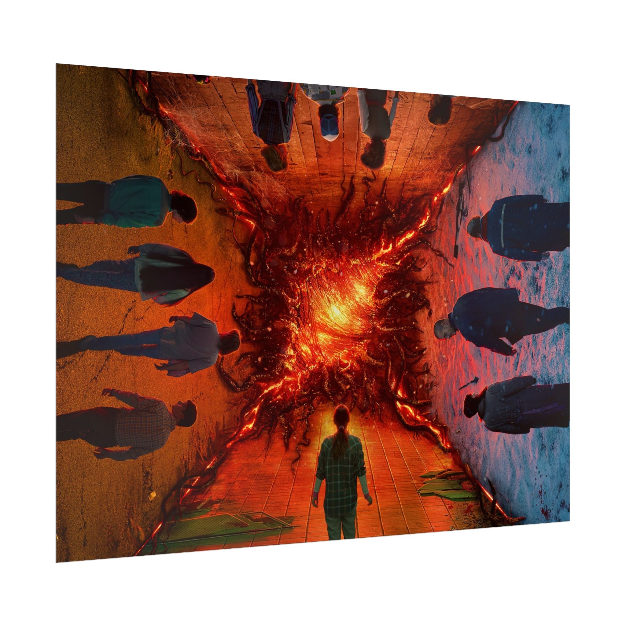 Stranger Things Upside-Down Portal Art Print