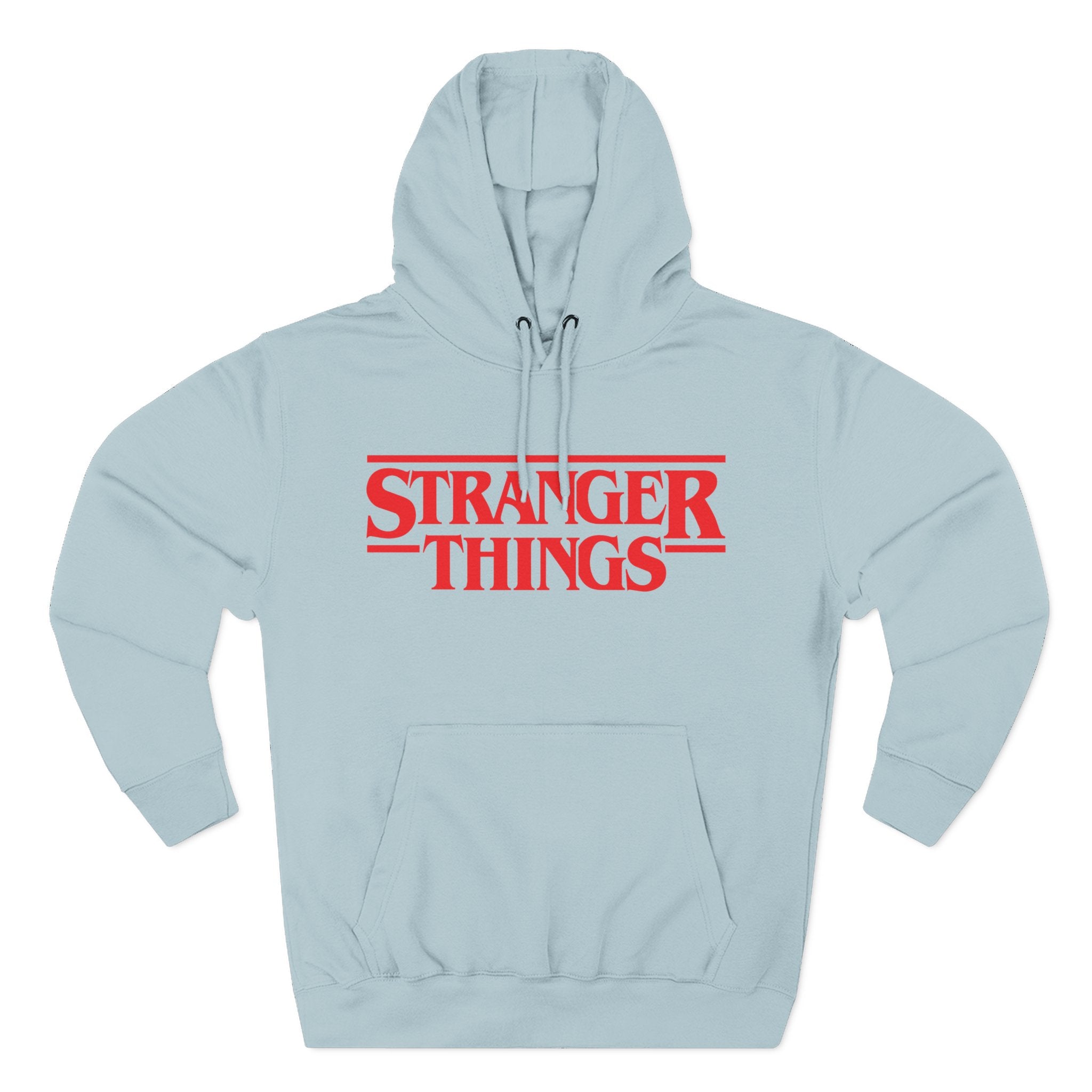Stranger Things Fleece Hoodie – Retro Outline Logo Pullover