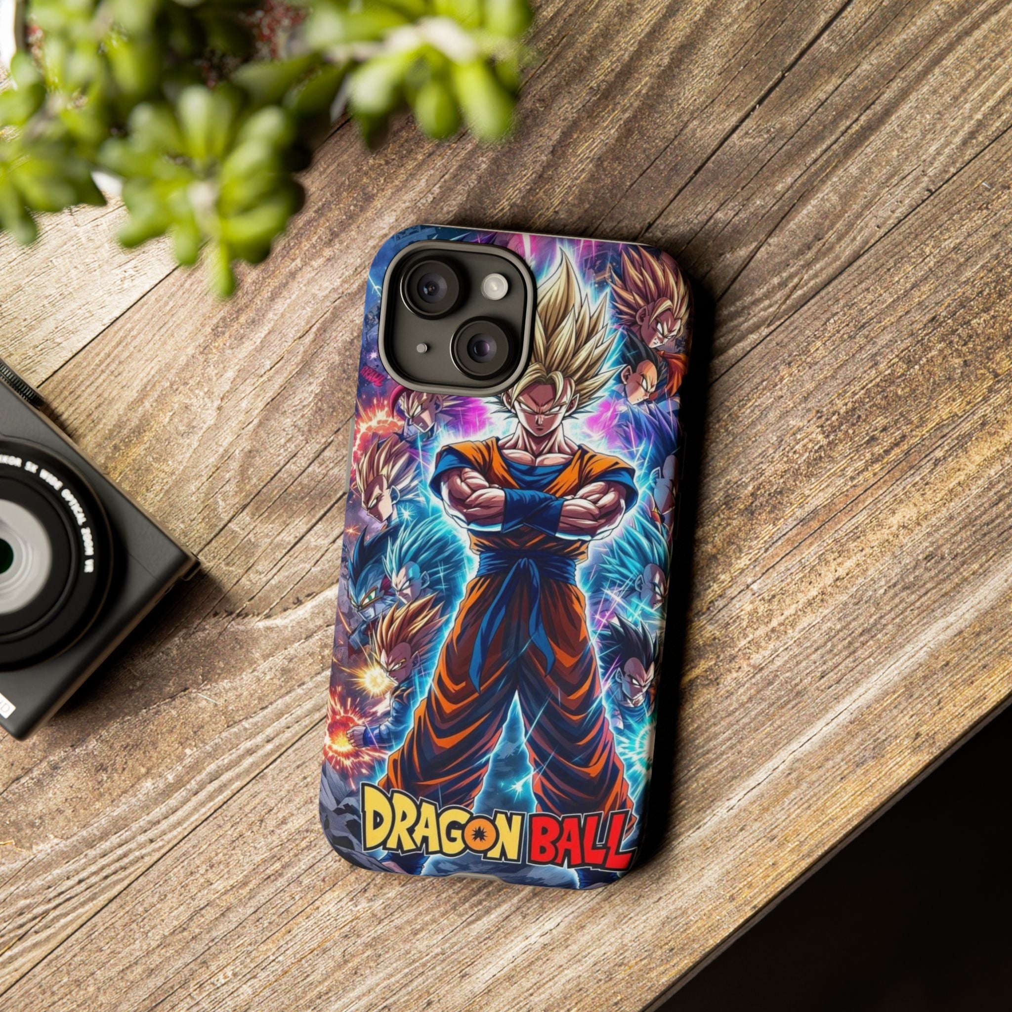 Dragon Ball Super Saiyan Phone Case — Goku Anime Tough Case