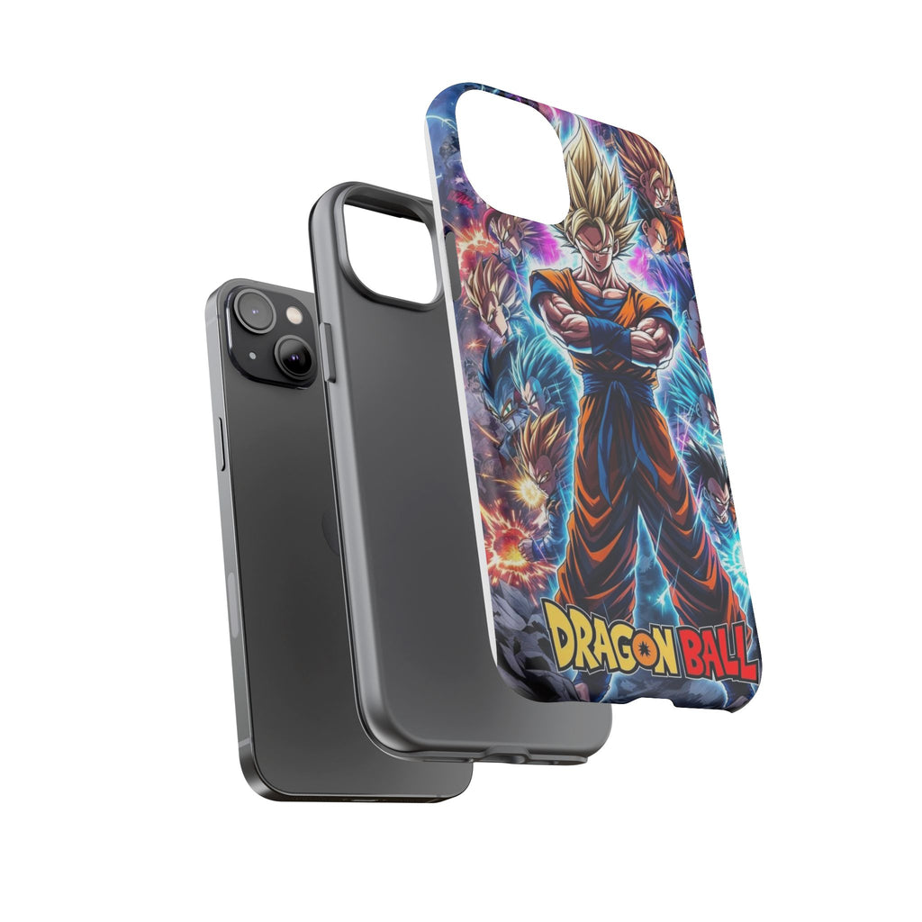 Dragon Ball Super Saiyan Phone Case — Goku Anime Tough Case