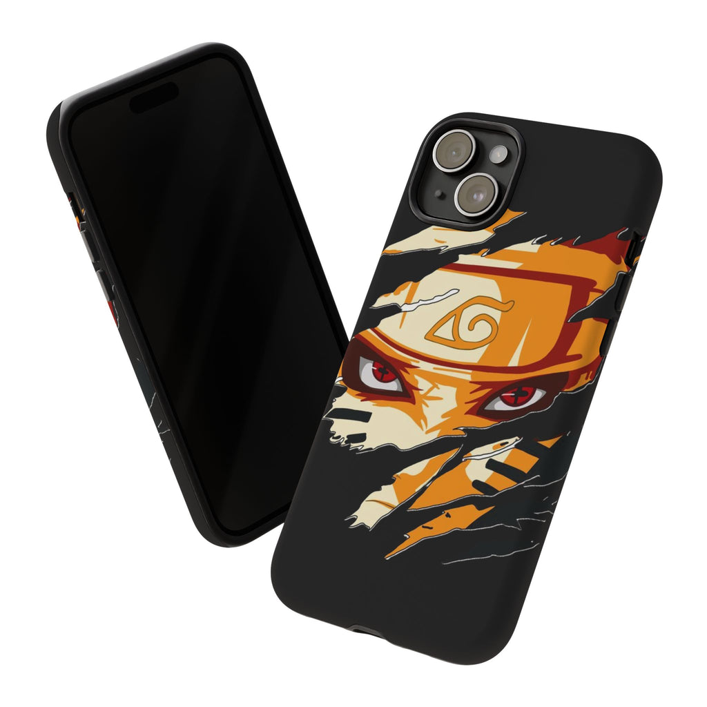 Anime Ninja Phone Case — Intense Shredded Mask Design (Tough Cases)