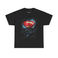Superman Silhouette Ripped T‑Shirt — Minimal Dark Hero Graphic Tee