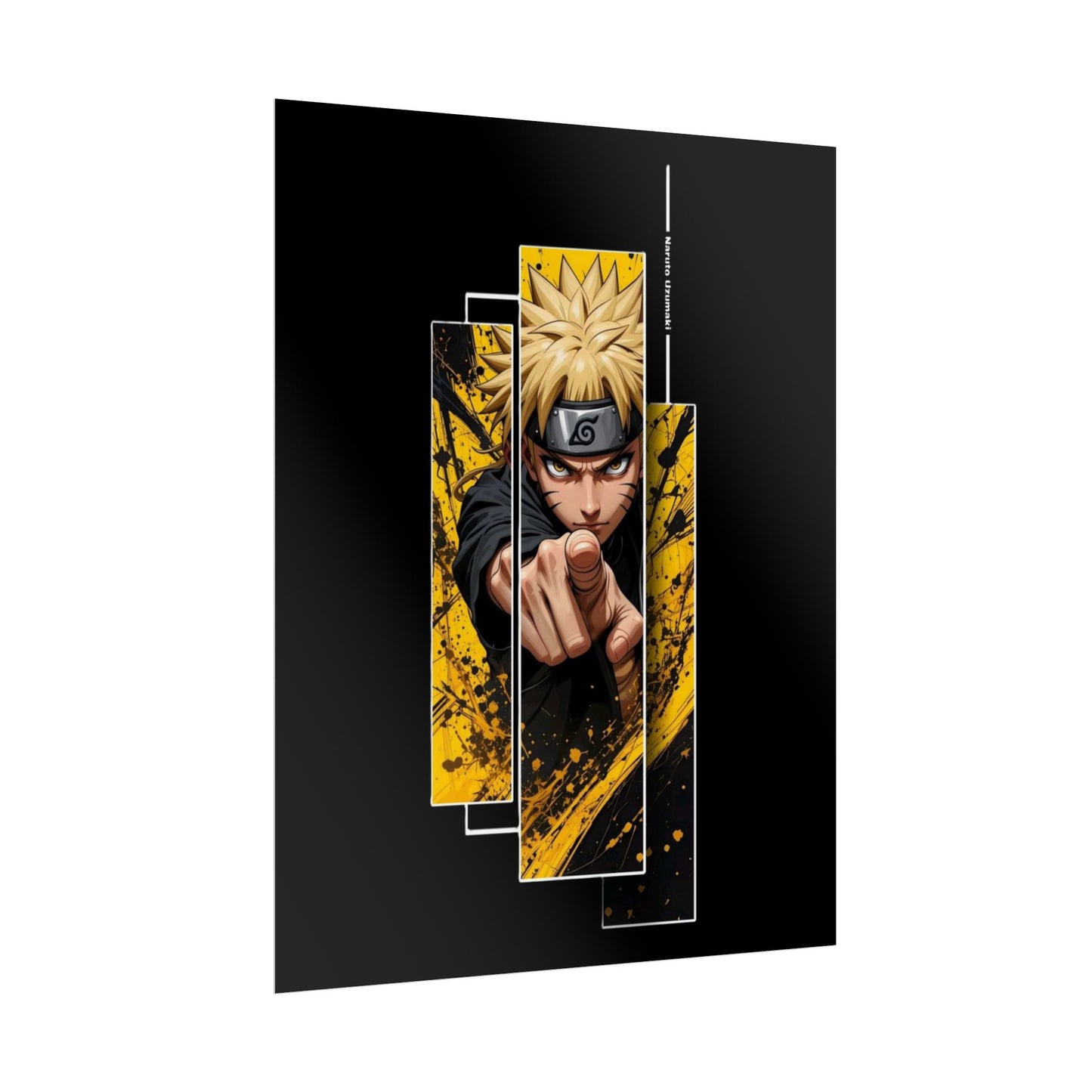 Naruto Art-Poster – Dynamischer Anime-Wanddruck (Gerollter Poster)