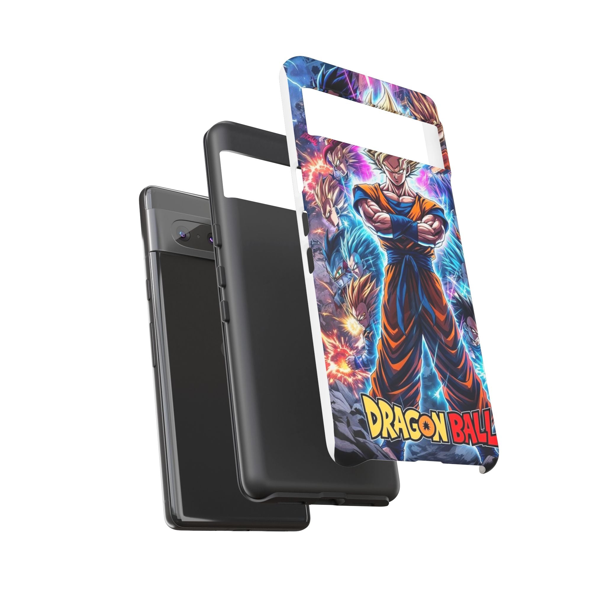 Dragon Ball Super Saiyan Phone Case — Goku Anime Tough Case