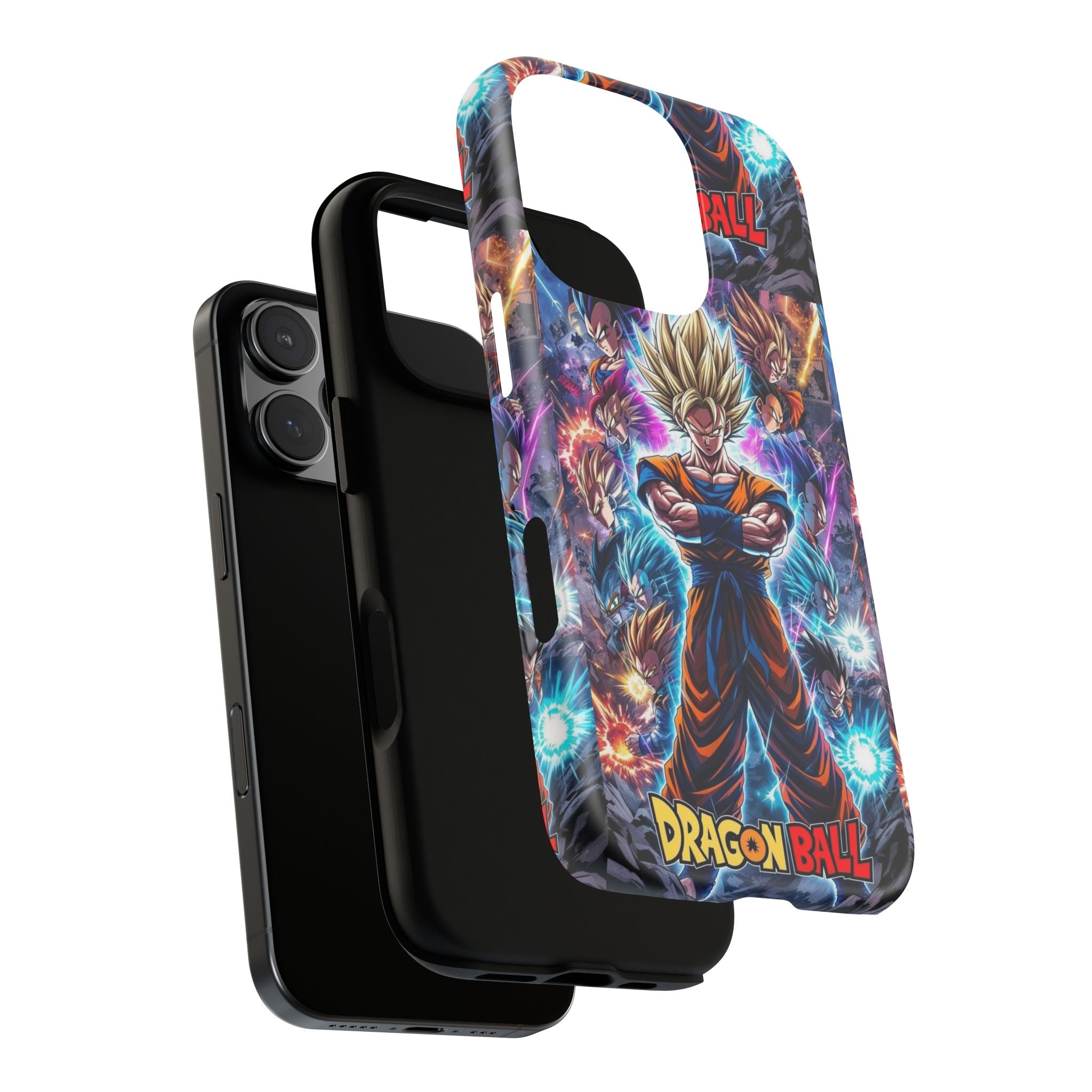 Dragon Ball Super Saiyan Phone Case — Goku Anime Tough Case