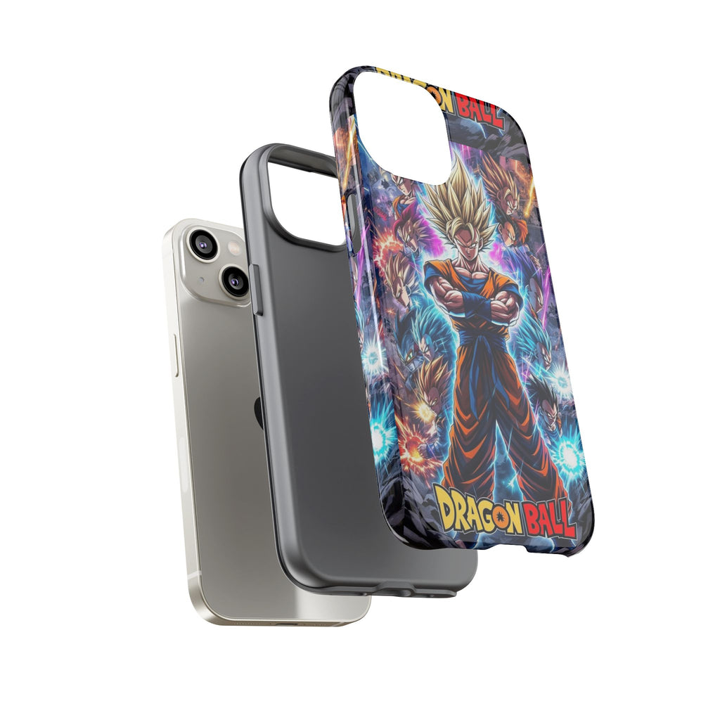 Dragon Ball Super Saiyan Phone Case — Goku Anime Tough Case