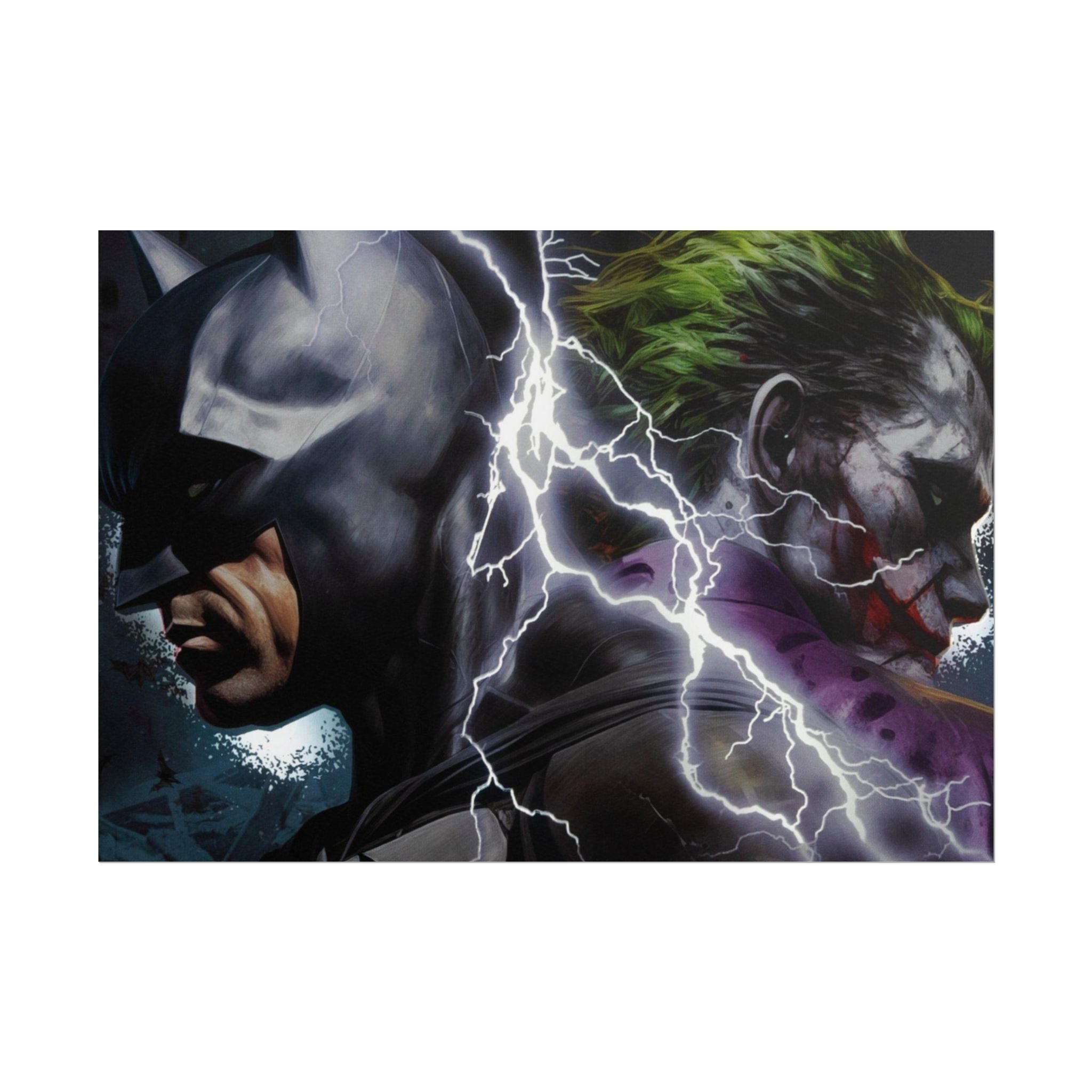 Batman vs Joker Lightning Poster