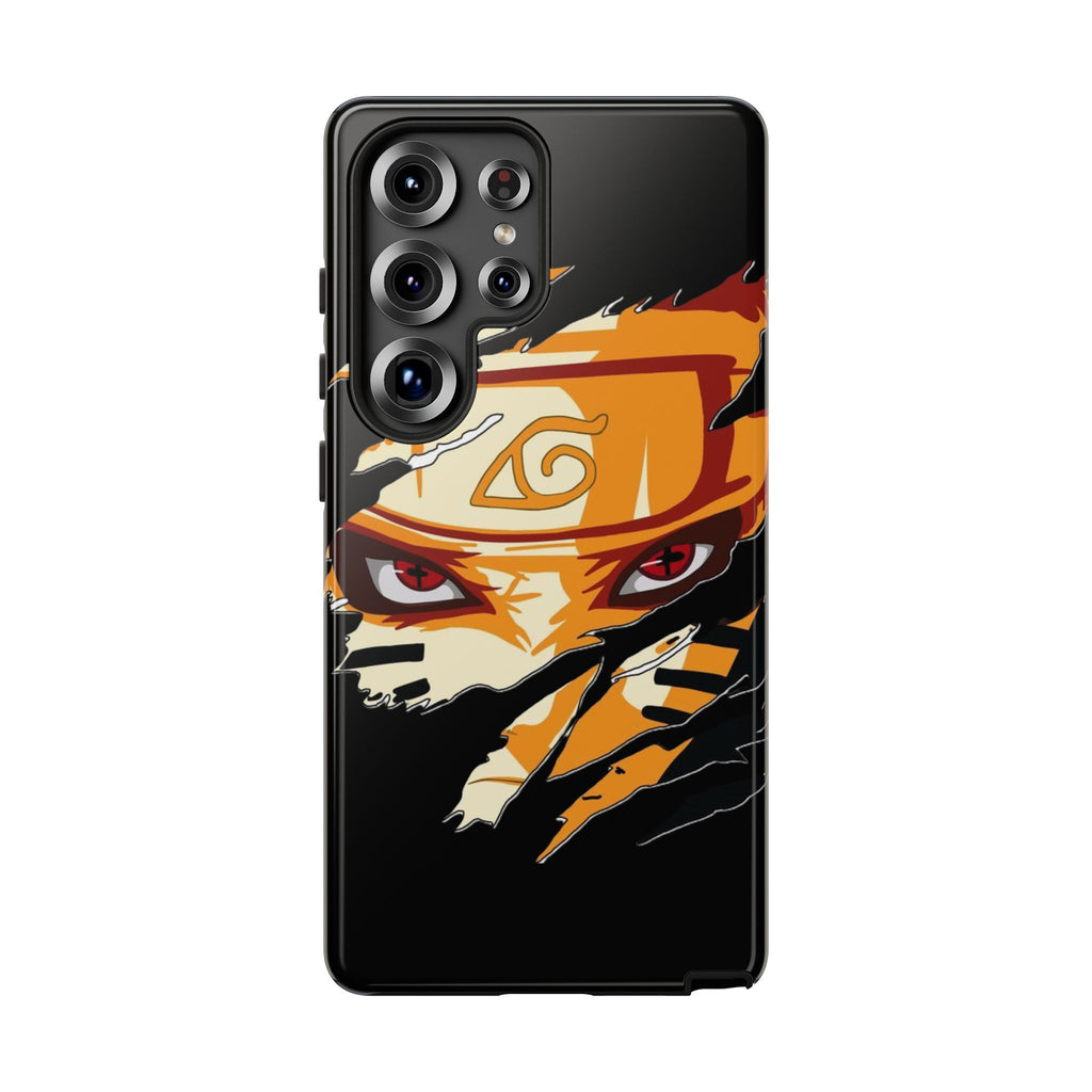 Anime Ninja Phone Case — Intense Shredded Mask Design (Tough Cases)