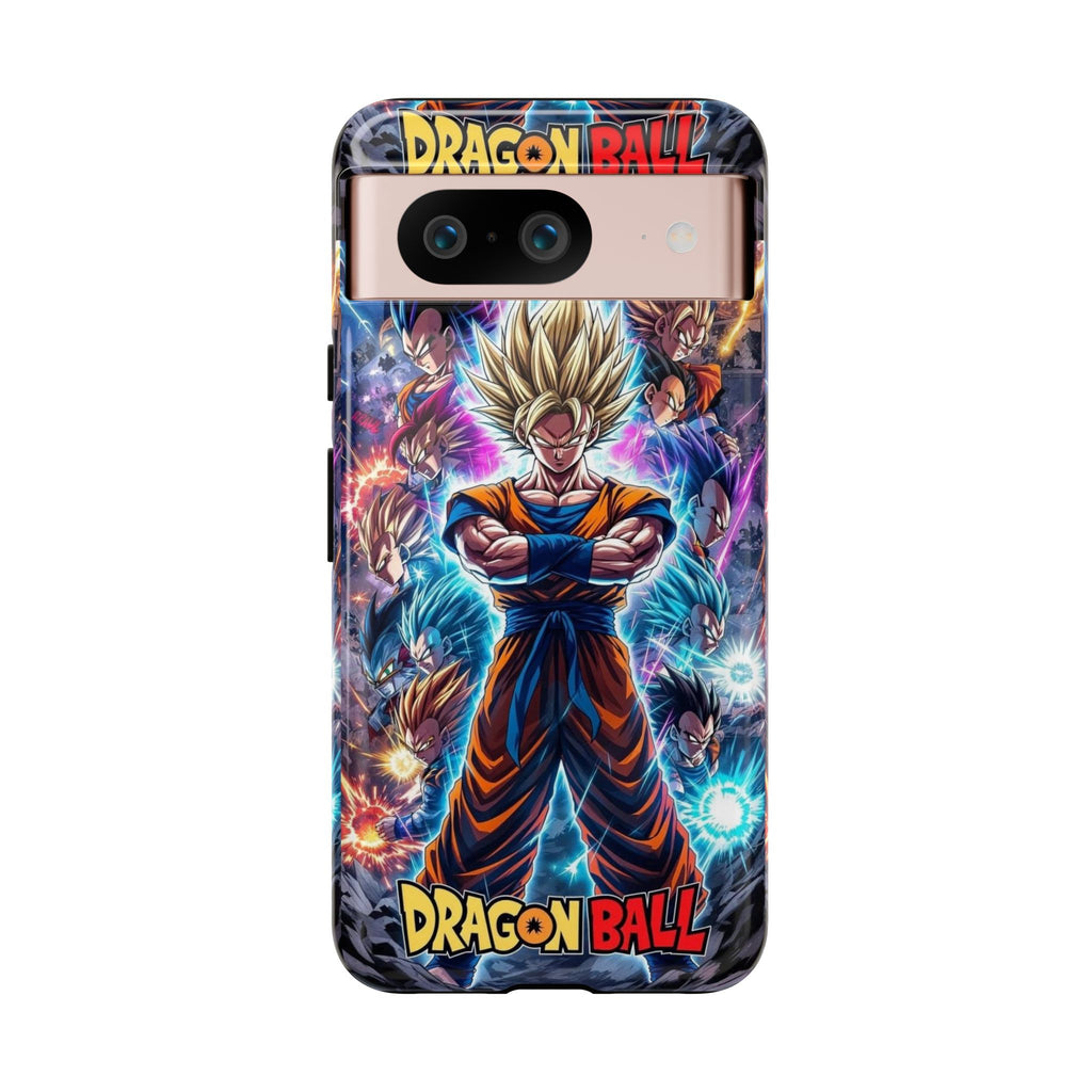 Dragon Ball Super Saiyan Phone Case — Goku Anime Tough Case