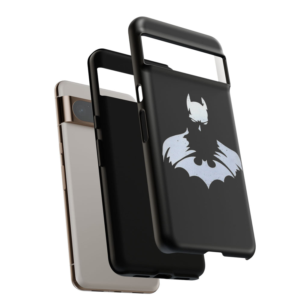 Batman Silhouette Tough Phone Case — Dark Knight Black Protective Cover