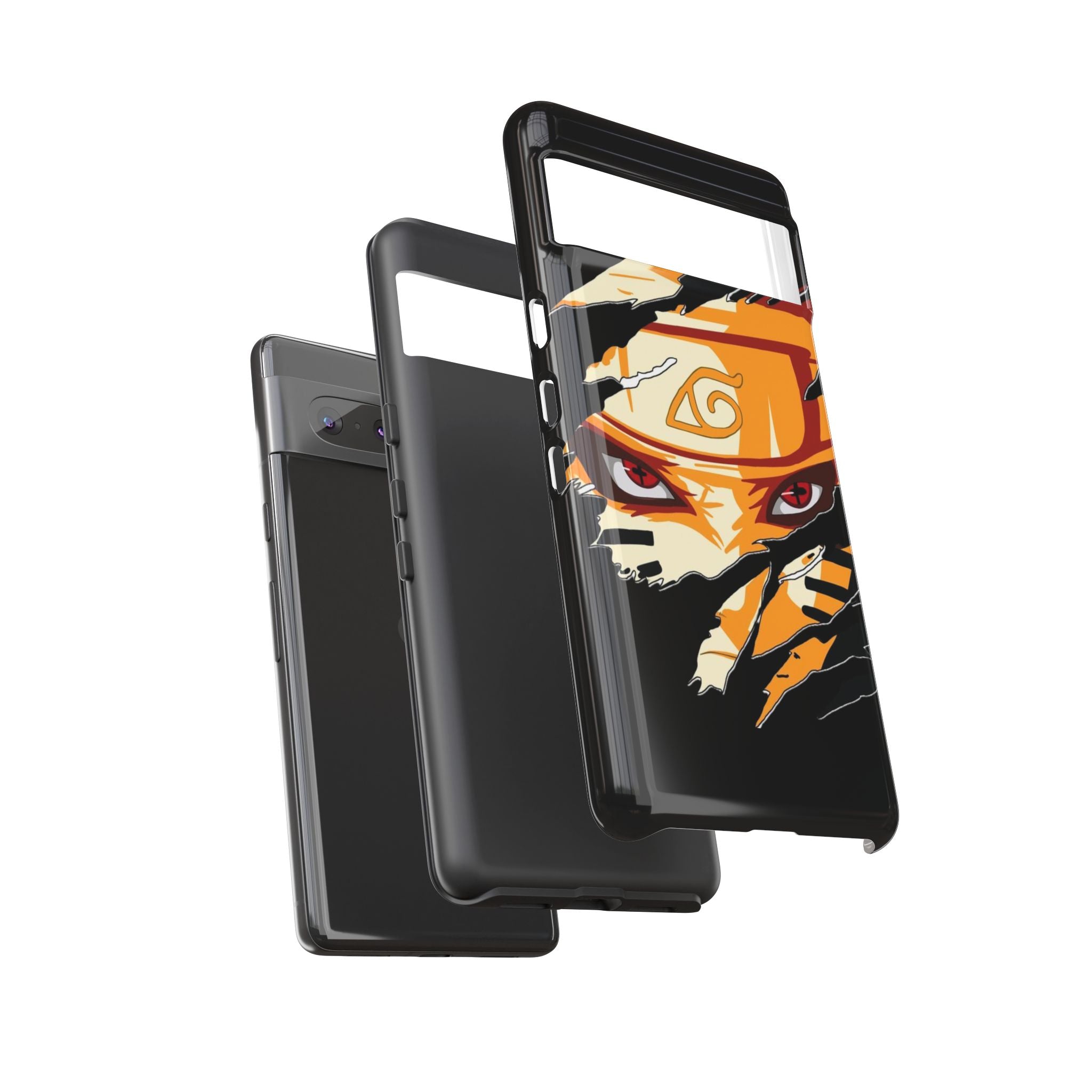 Anime Ninja Phone Case — Intense Shredded Mask Design (Tough Cases)