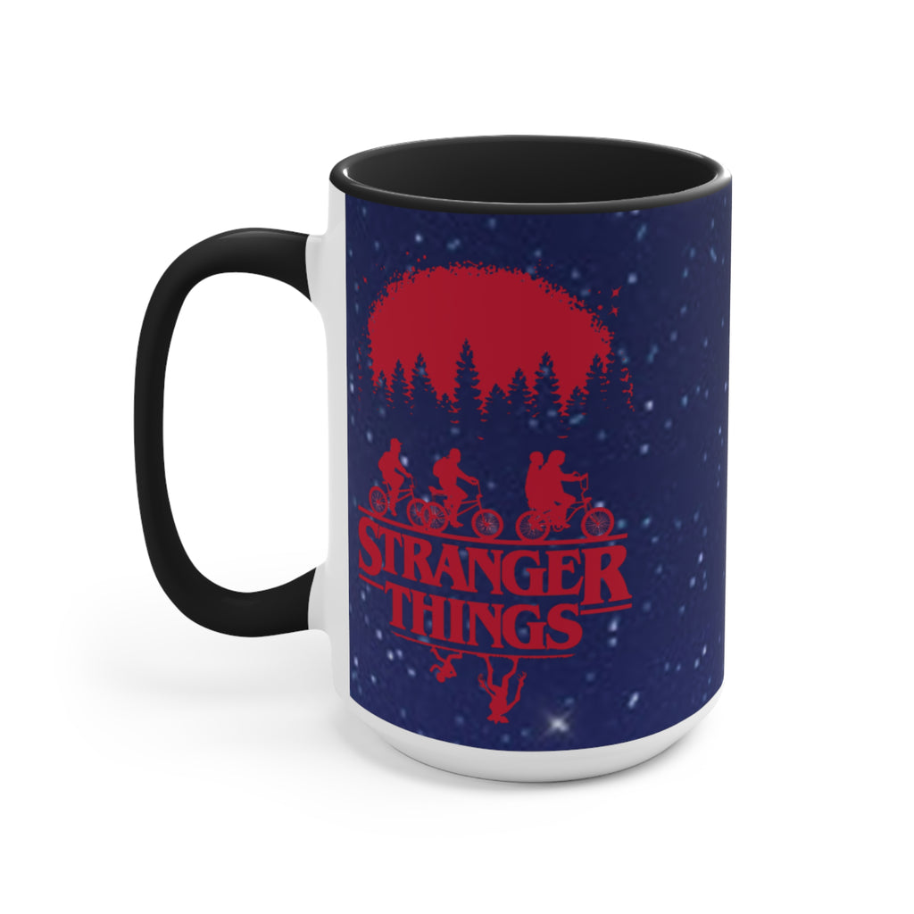 Stranger Things Accent Mug — Retro 80s Sci‑Fi Night Sky Design Demigorgon - Limited Edition