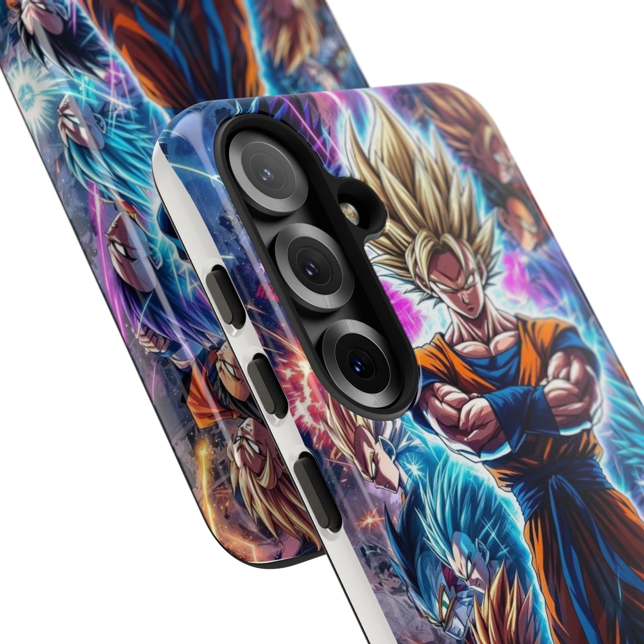 Dragon Ball Super Saiyan Phone Case — Goku Anime Tough Case
