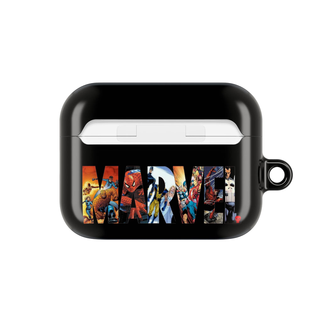 AirPod Case — Marvel Comic Logo Protective Cover