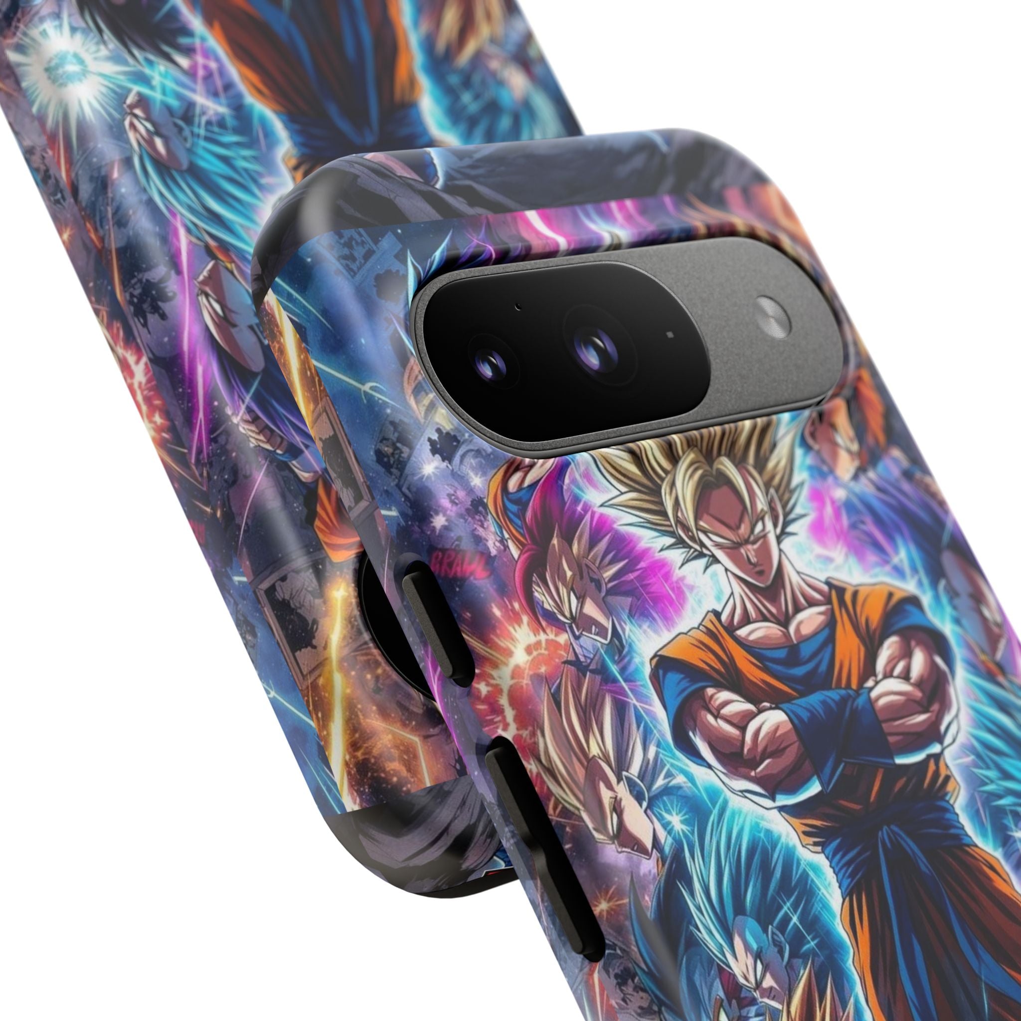 Dragon Ball Super Saiyan Phone Case — Goku Anime Tough Case