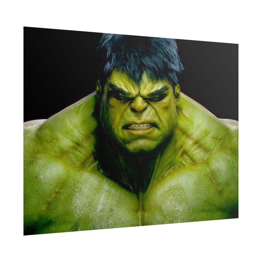 Hulk Lightning Poster — Marvel Vibrant Superhero Wall Art (Rolled Poster)