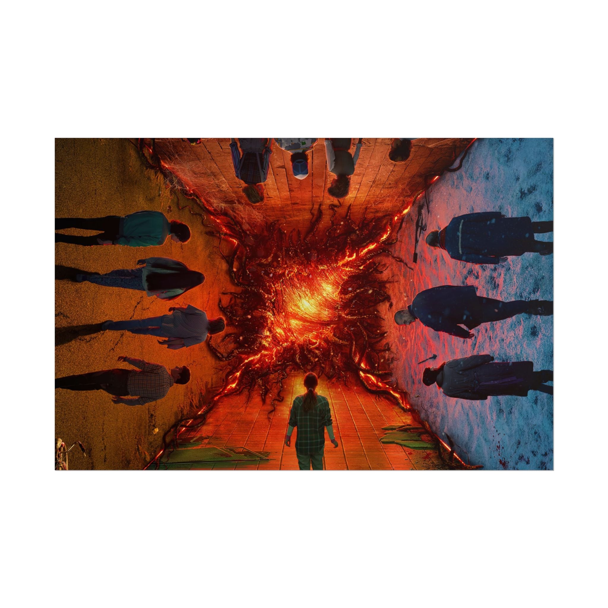 Stranger Things Upside-Down Portal Art Print
