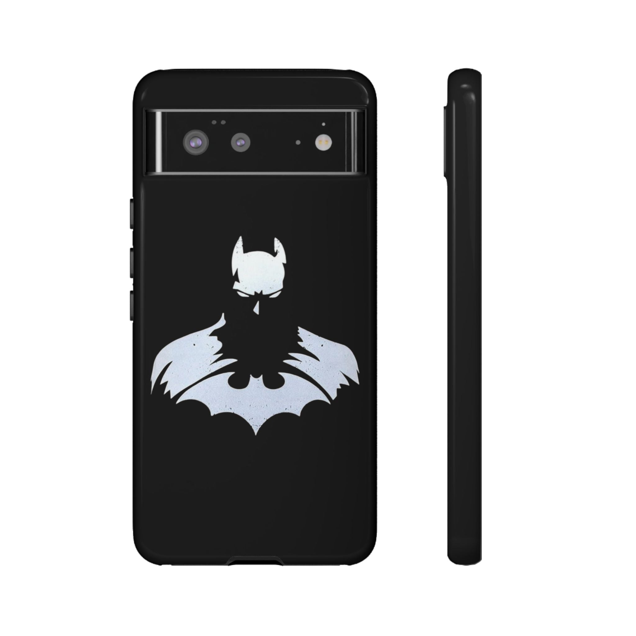 Batman Silhouette Tough Phone Case — Dark Knight Black Protective Cover
