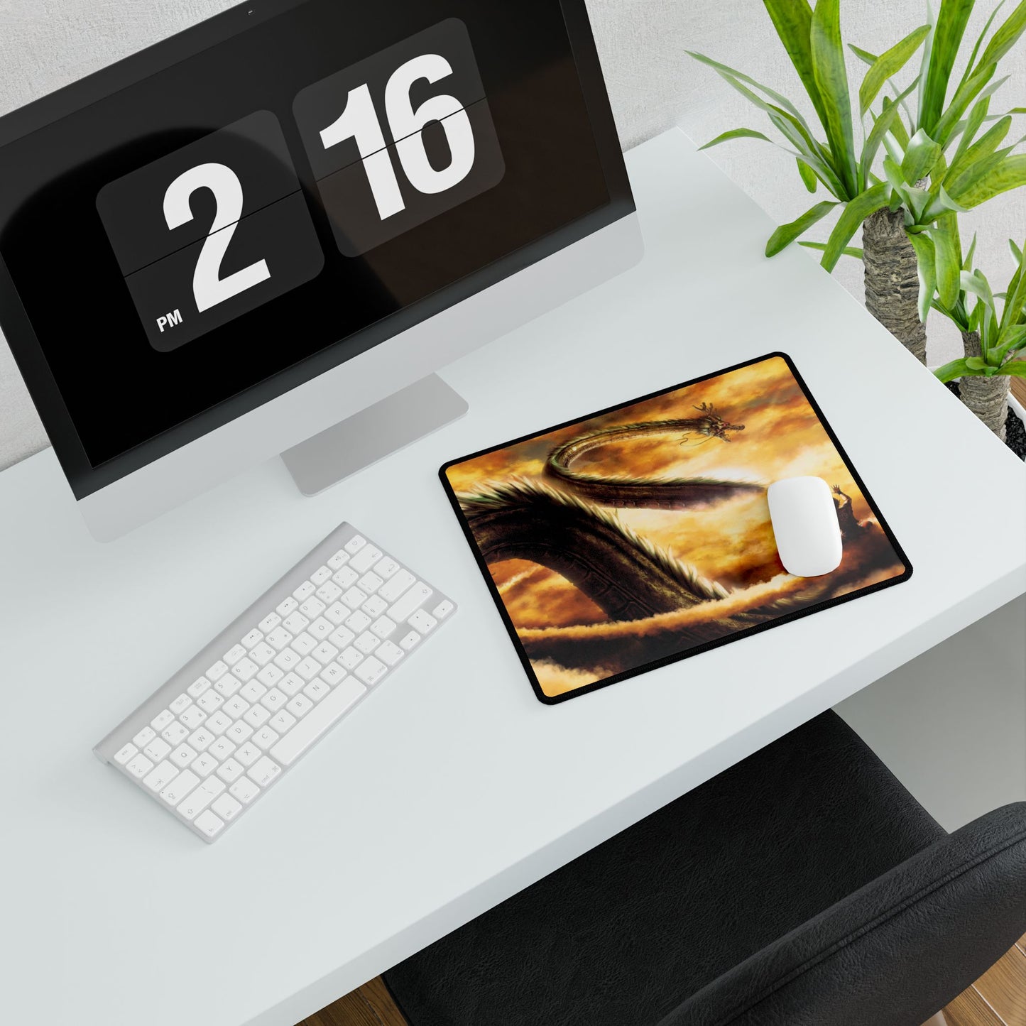 Dragonball Goku Desk Mat – Fantasy Gaming Keyboard Mouse Pad