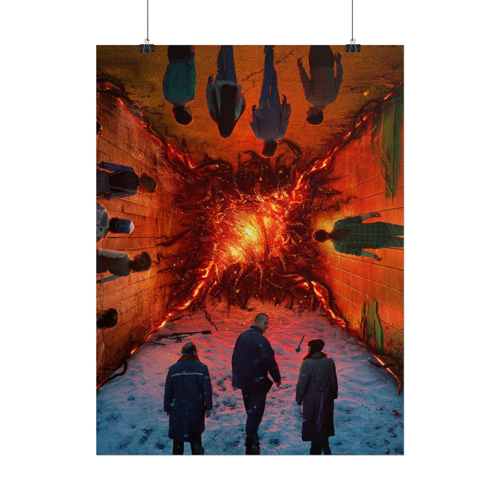 Stranger Things Upside-Down Portal Art Print