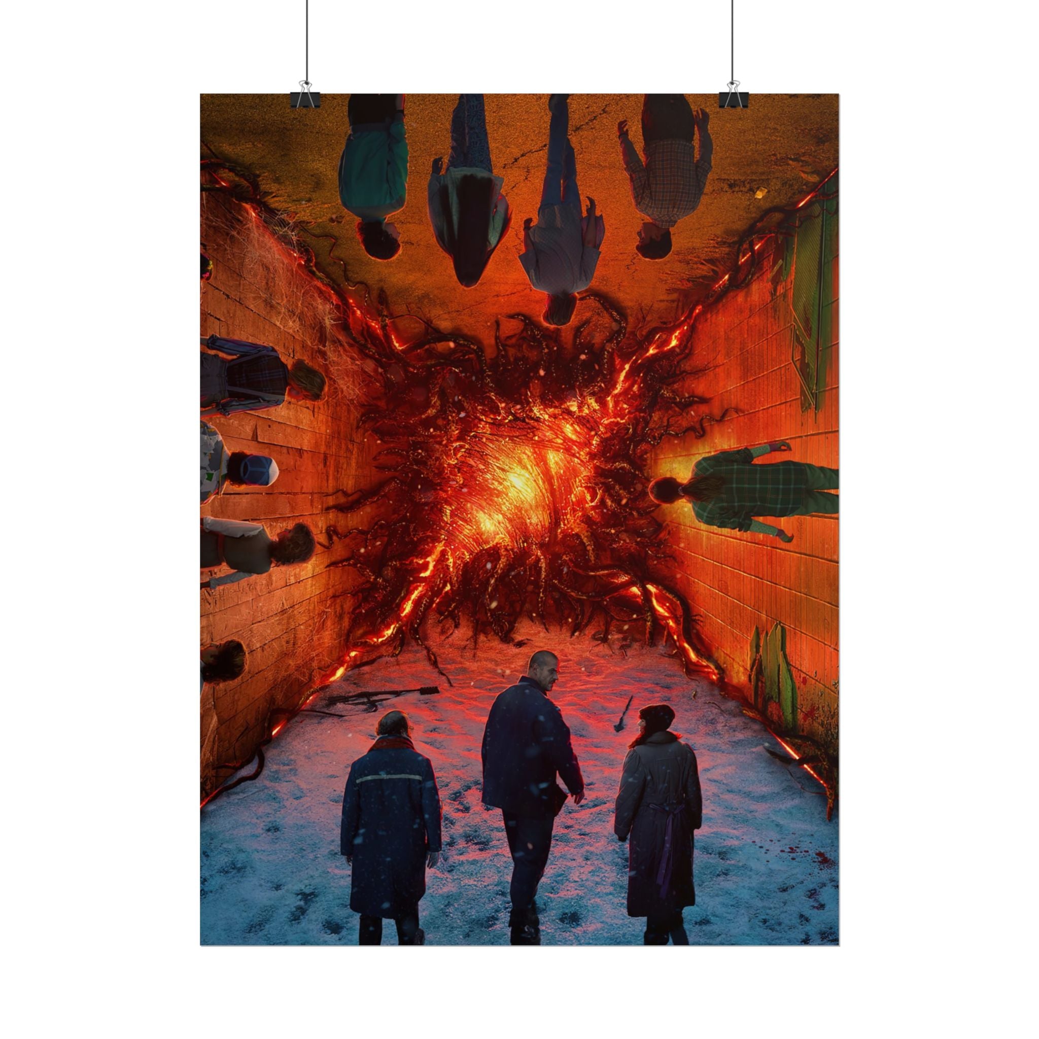 Stranger Things Upside-Down Portal Art Print