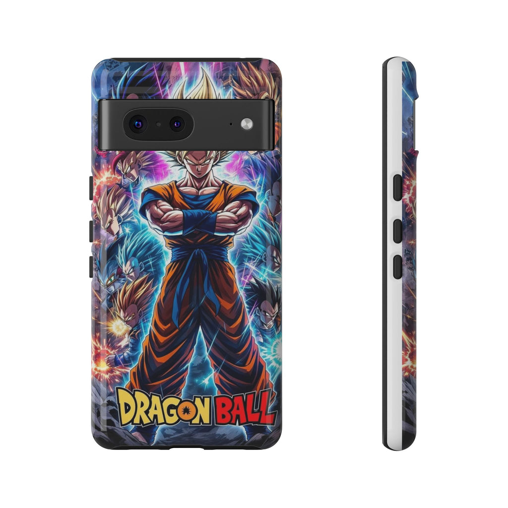 Dragon Ball Super Saiyan Phone Case — Goku Anime Tough Case