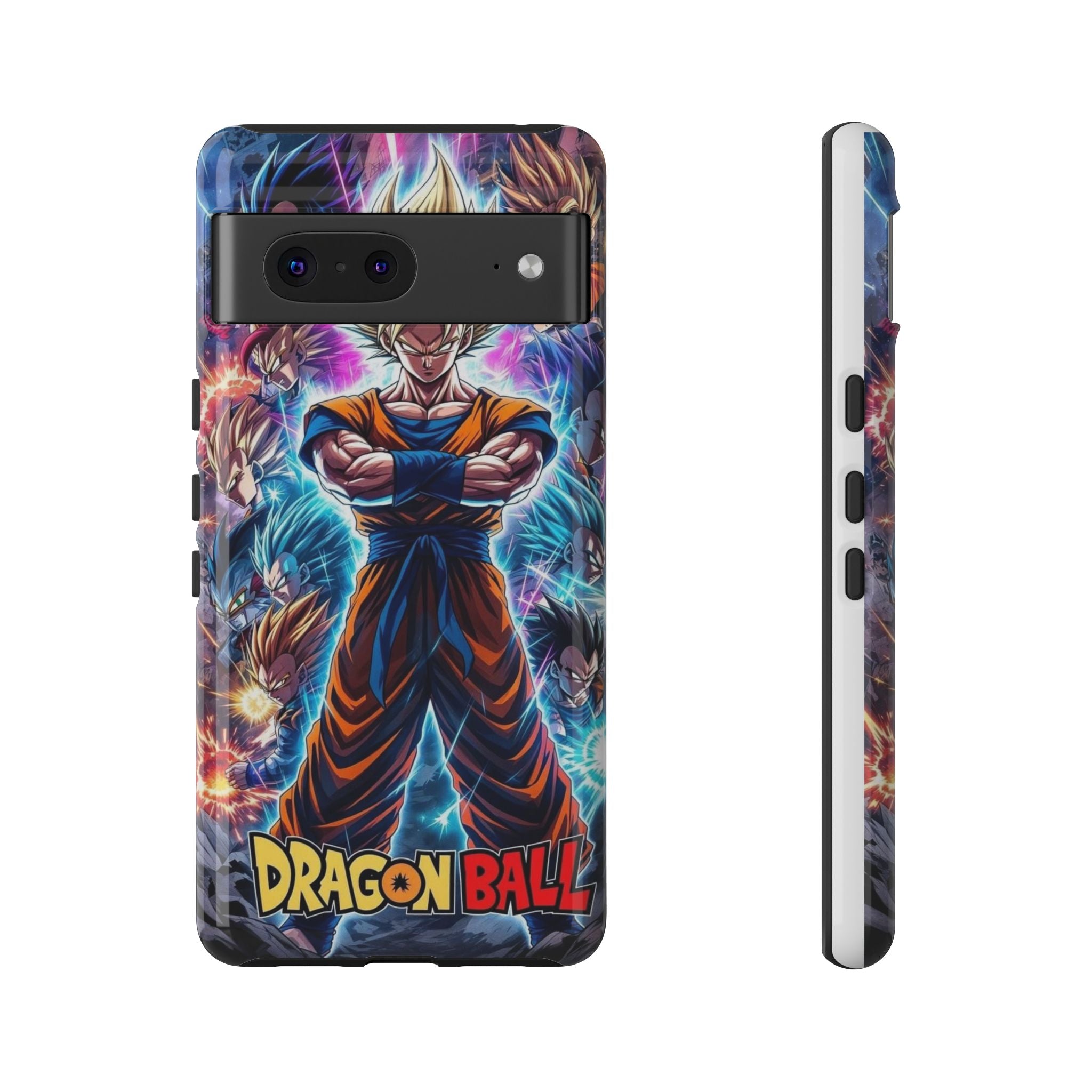 Dragon Ball Super Saiyan Phone Case — Goku Anime Tough Case