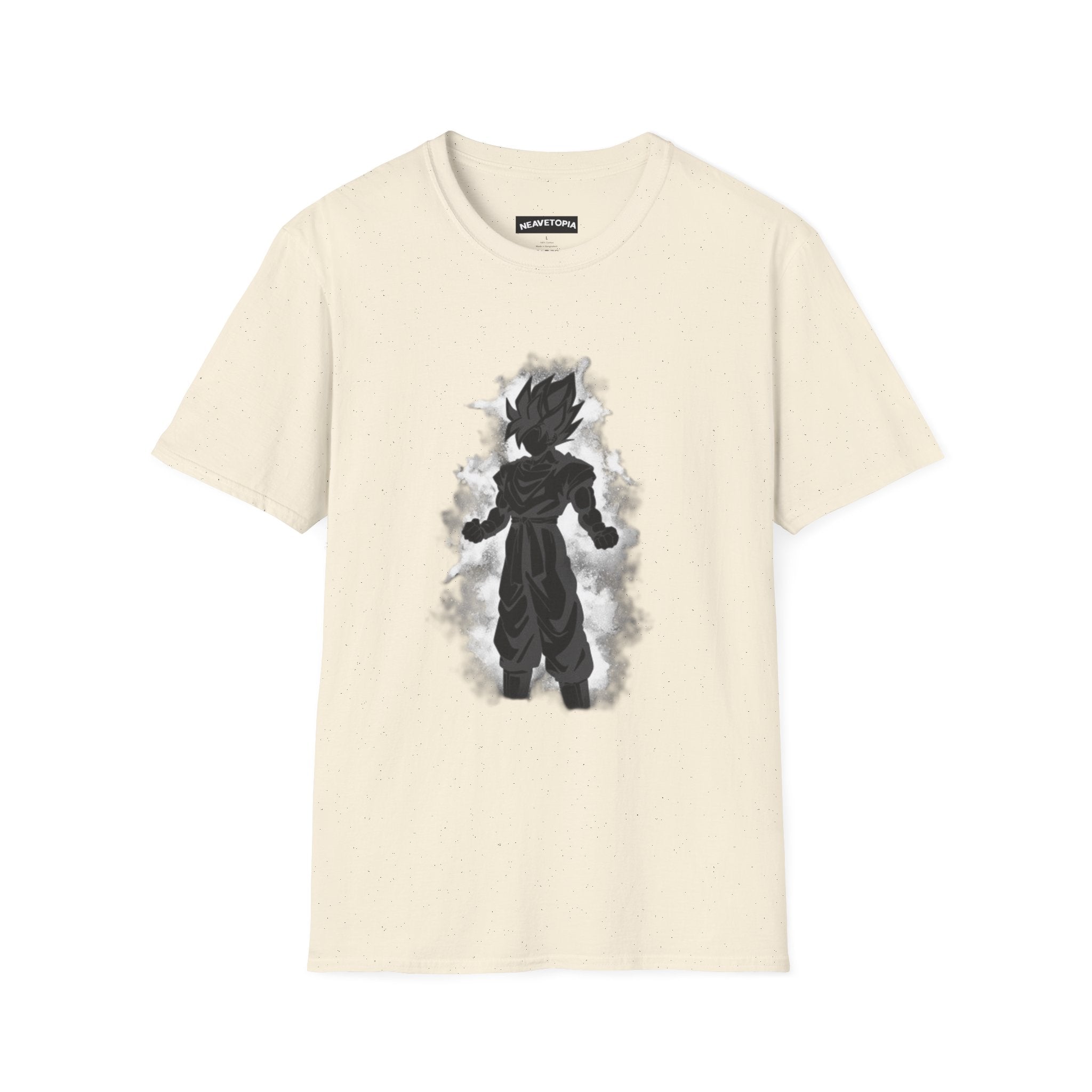 Silhouette Saiyan Power T-Shirt | Anime Aura Dragon Ball Goku