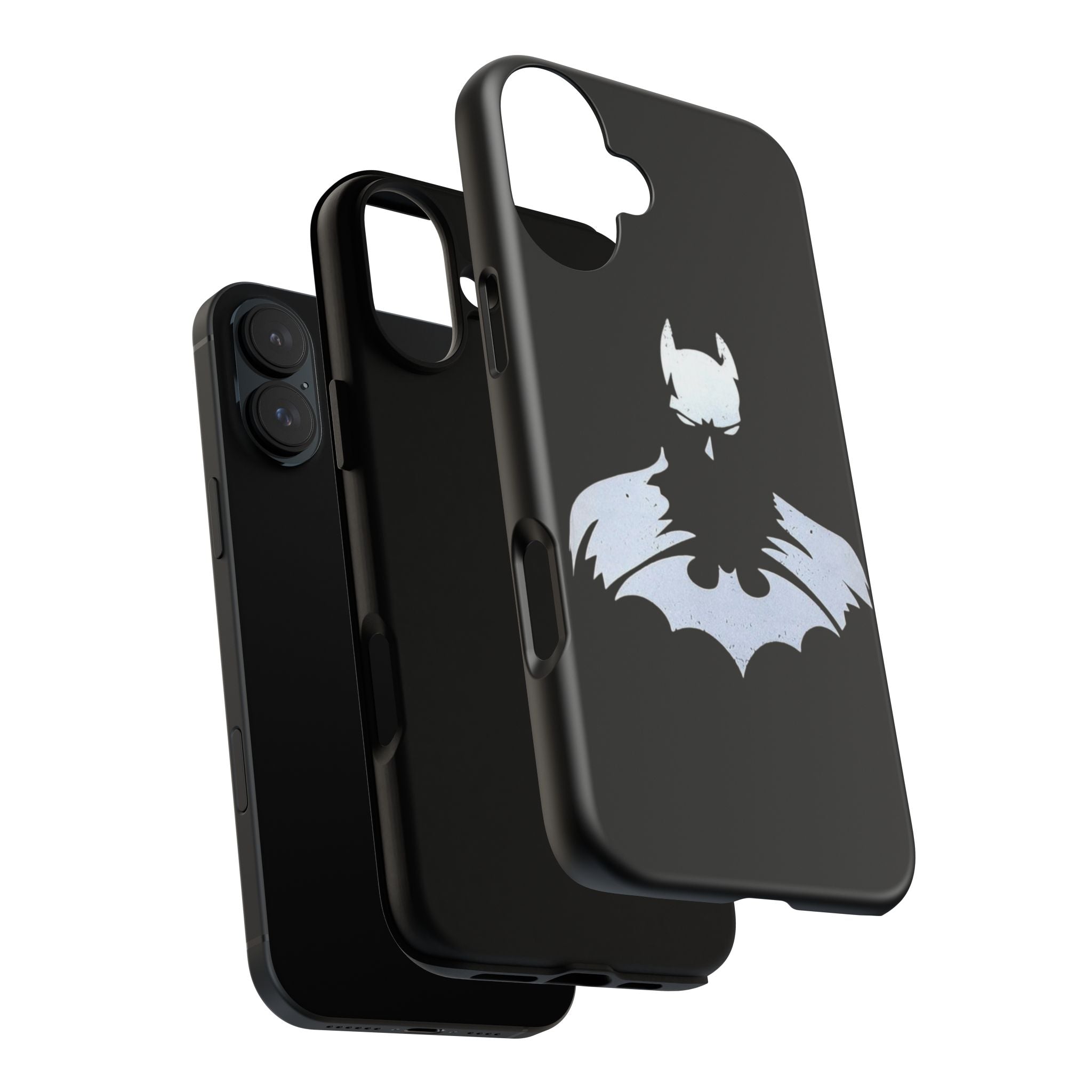 Batman Silhouette Tough Phone Case — Dark Knight Black Protective Cover