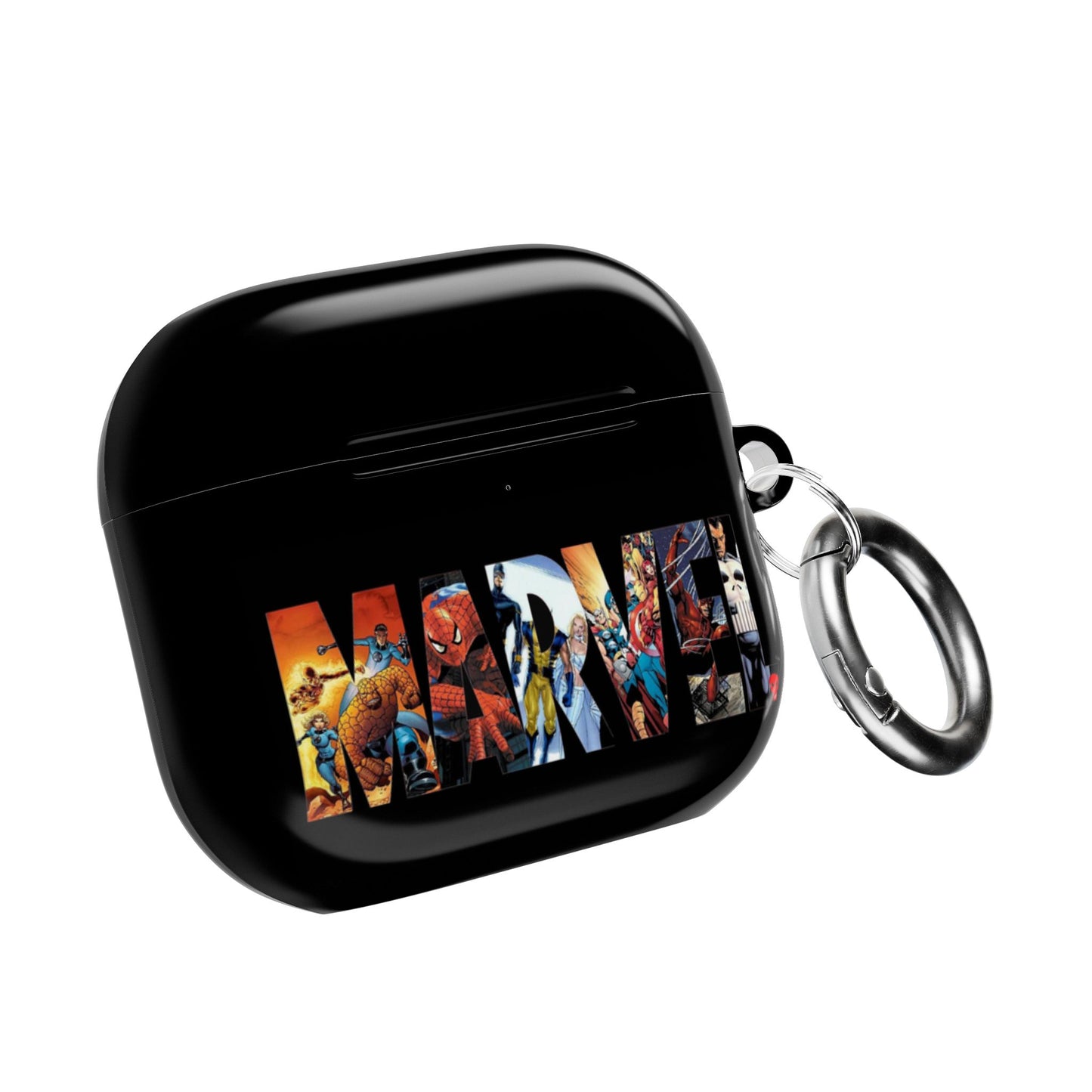 AirPod Hülle – Marvel Comic Logo Schutzhülle