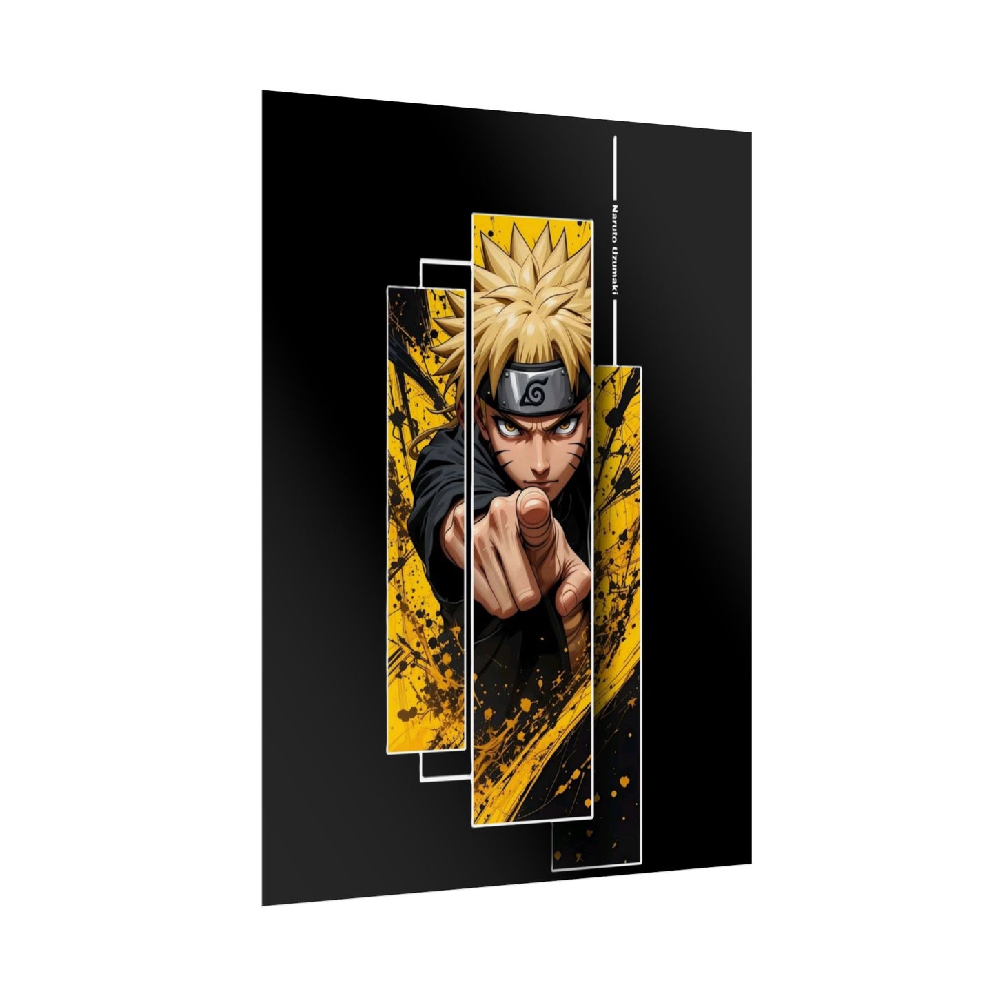 Naruto Art-Poster – Dynamischer Anime-Wanddruck (Gerollter Poster)