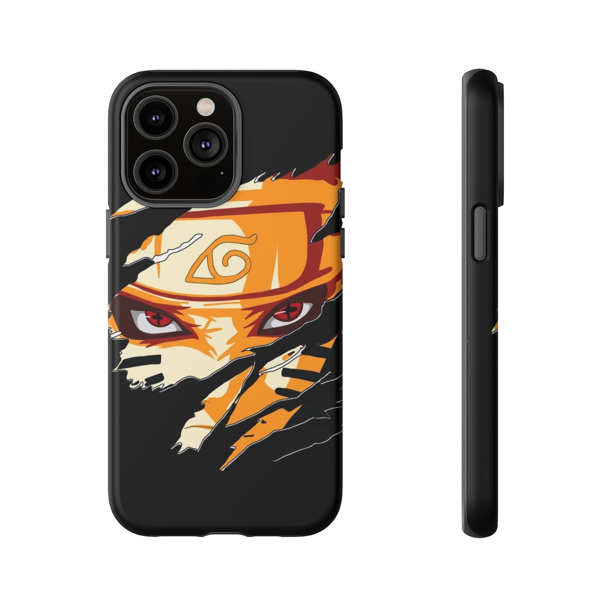 Anime Ninja Phone Case — Intense Shredded Mask Design (Tough Cases)