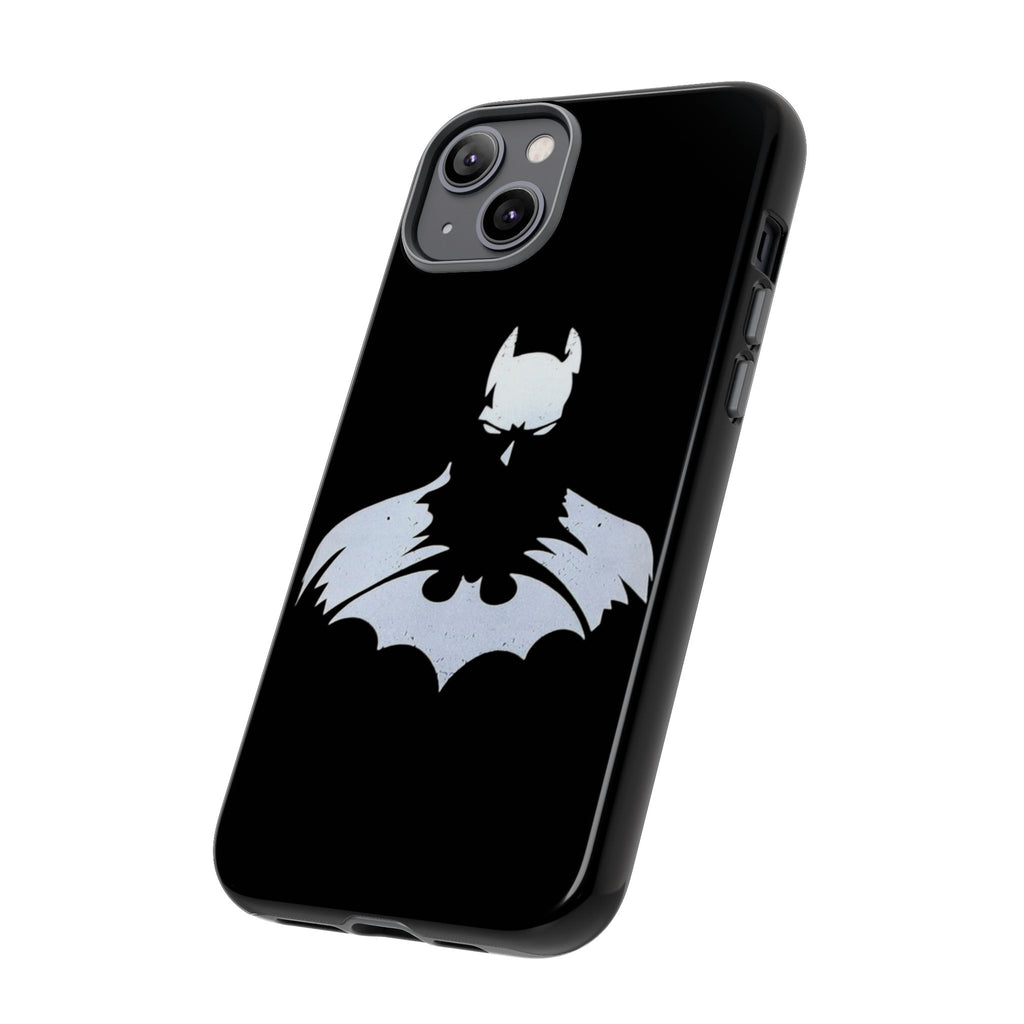 Batman Silhouette Tough Phone Case — Dark Knight Black Protective Cover