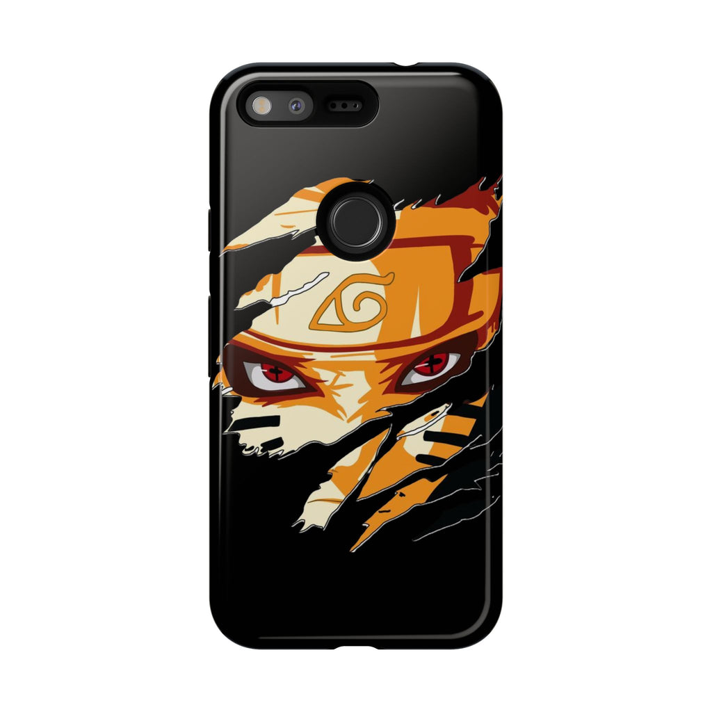 Anime Ninja Phone Case — Intense Shredded Mask Design (Tough Cases)