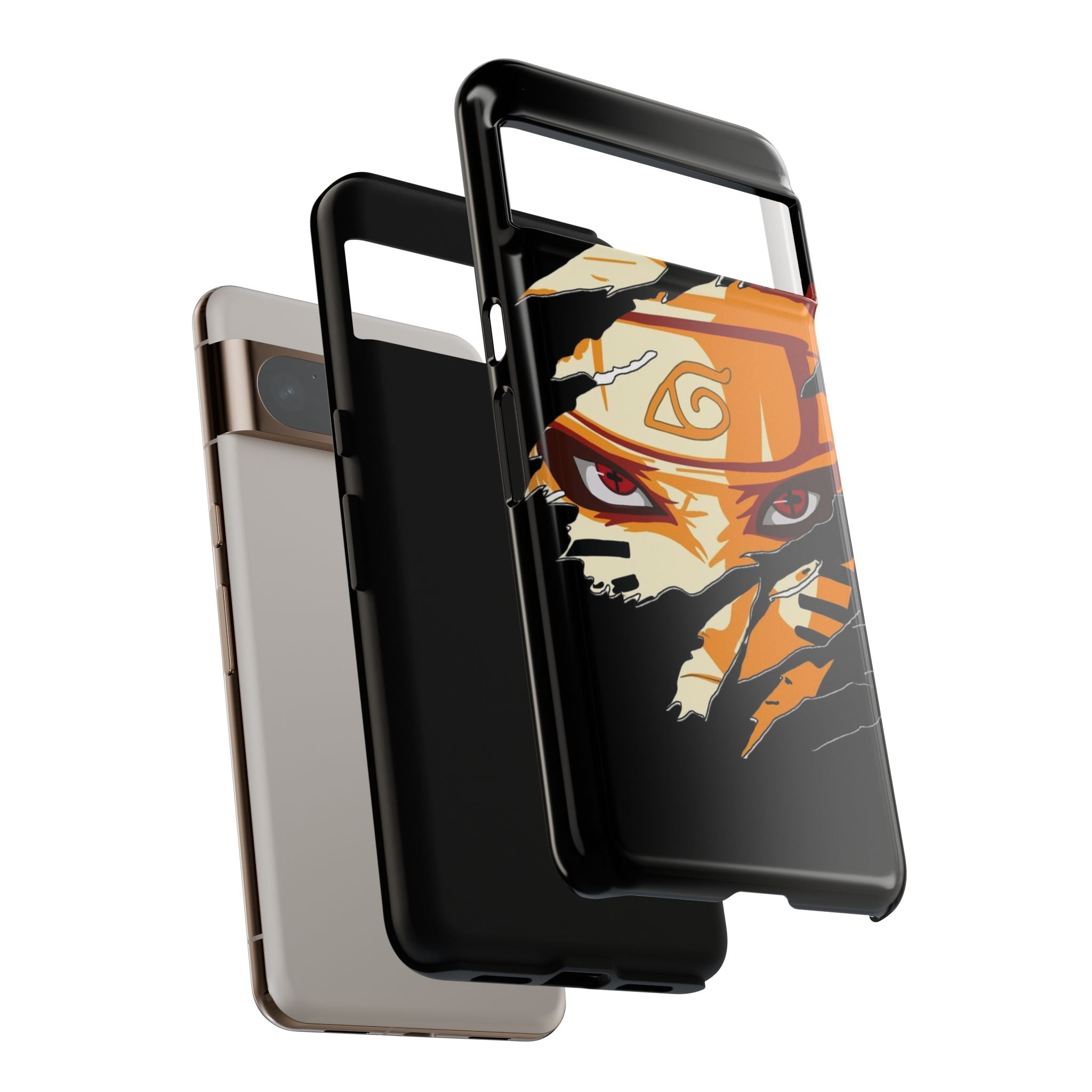 Anime Ninja Phone Case — Intense Shredded Mask Design (Tough Cases)