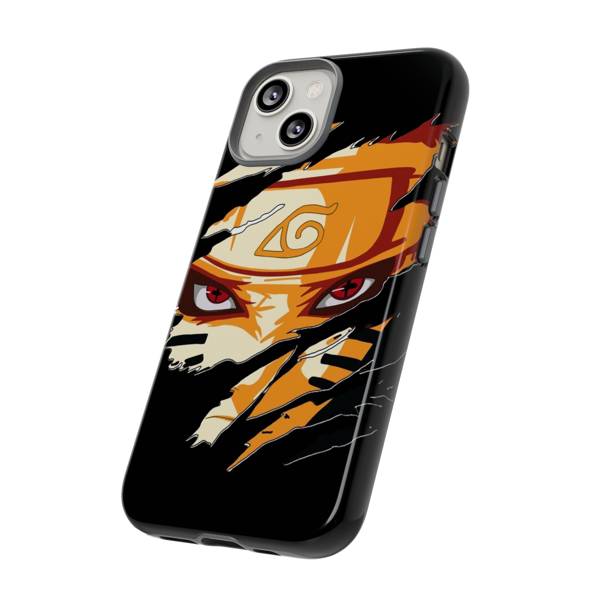 Anime Ninja Phone Case — Intense Shredded Mask Design (Tough Cases)