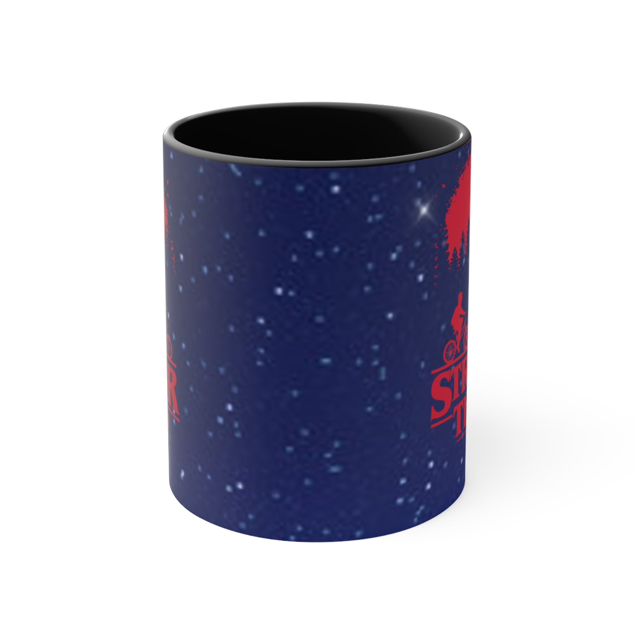 Stranger Things Accent Mug — Retro 80s Sci‑Fi Night Sky Design Demigorgon - Limited Edition
